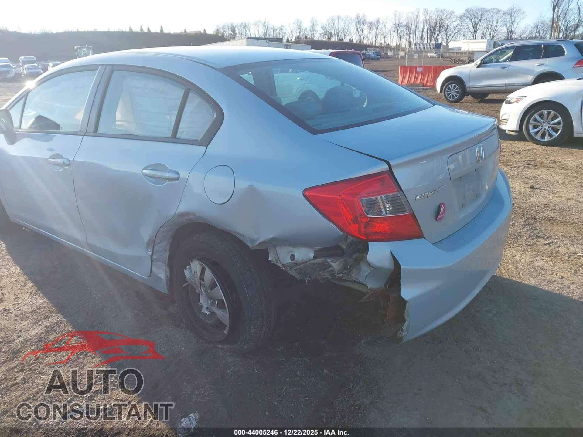 HONDA CIVIC 2012 - 19XFB2F54CE359107