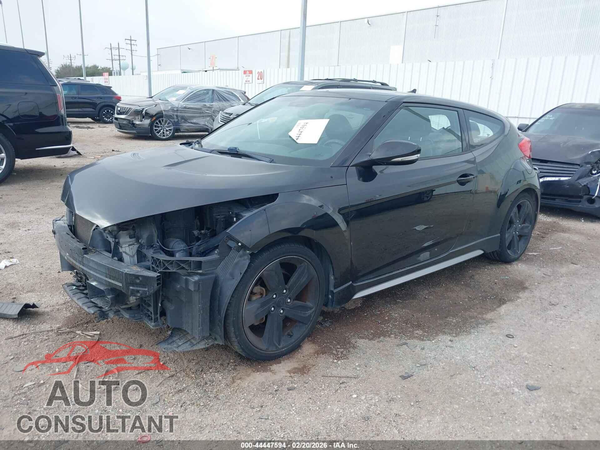 HYUNDAI VELOSTER 2013 - KMHTC6AE3DU178819