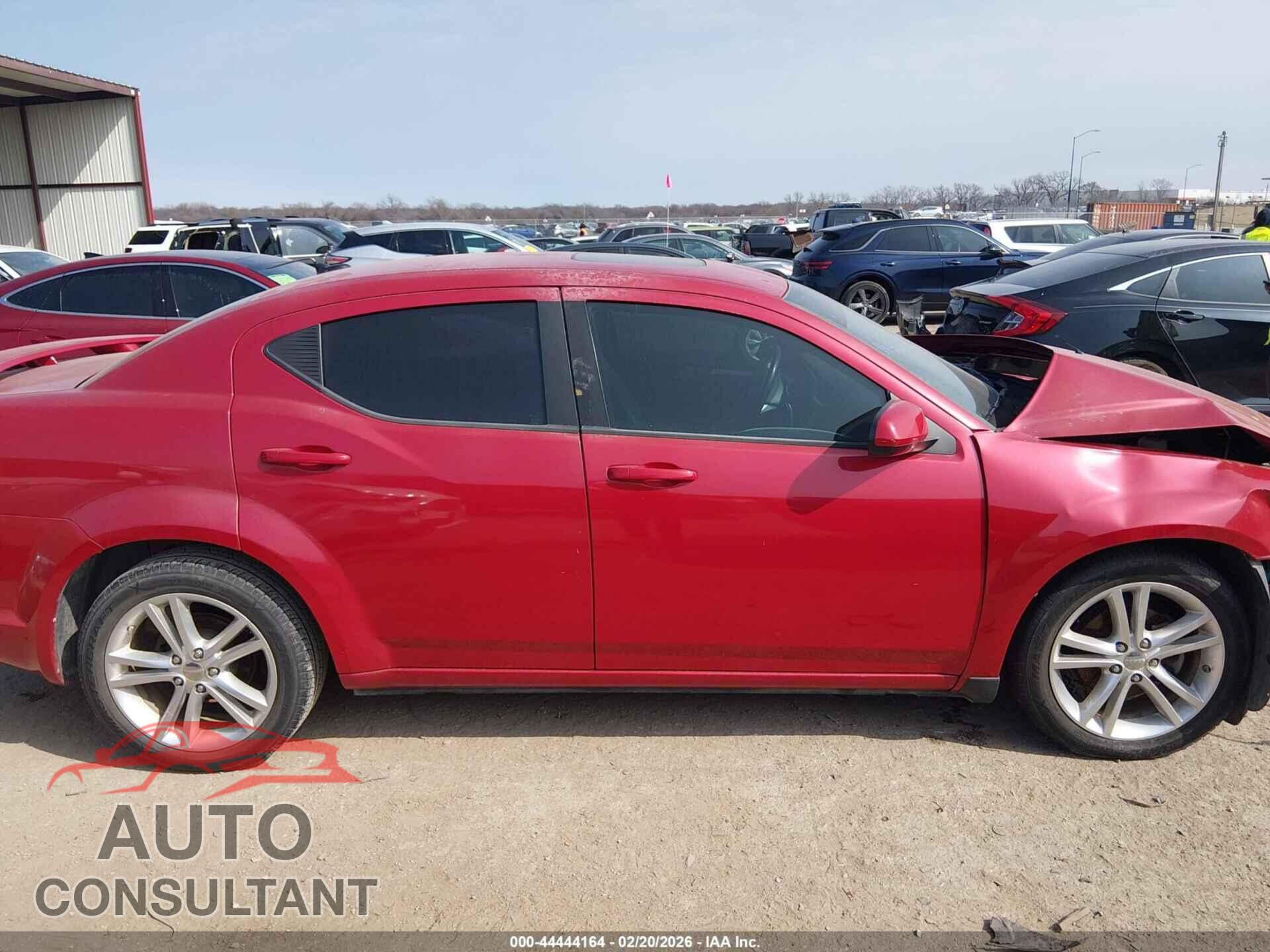 DODGE AVENGER 2012 - 1C3CDZEG5CN280554