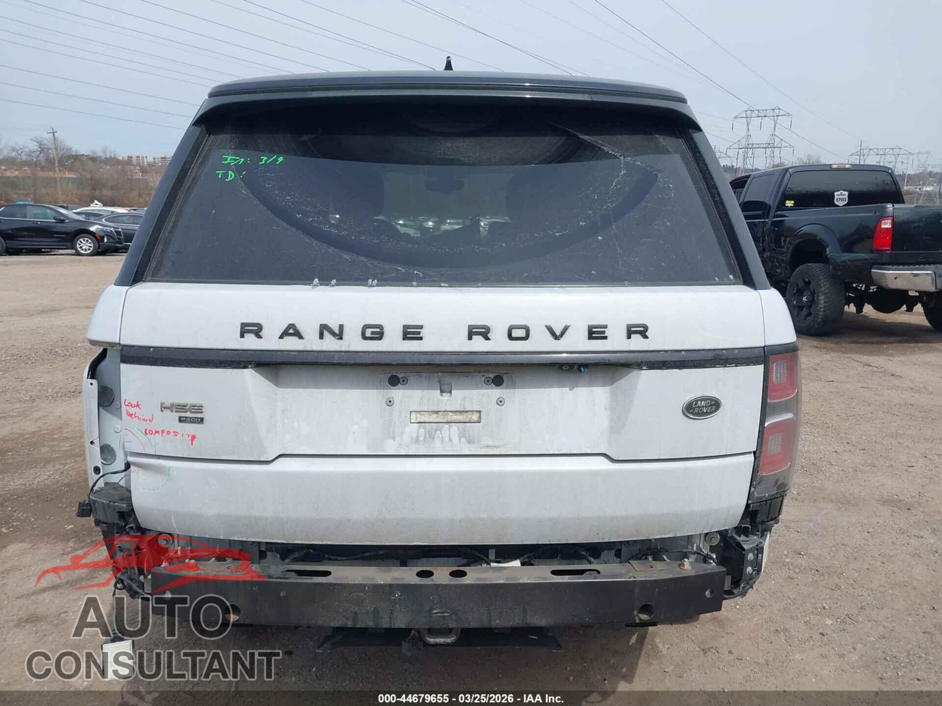 LAND ROVER RANGE ROVER 2020 - SALGS2RU7LA594040