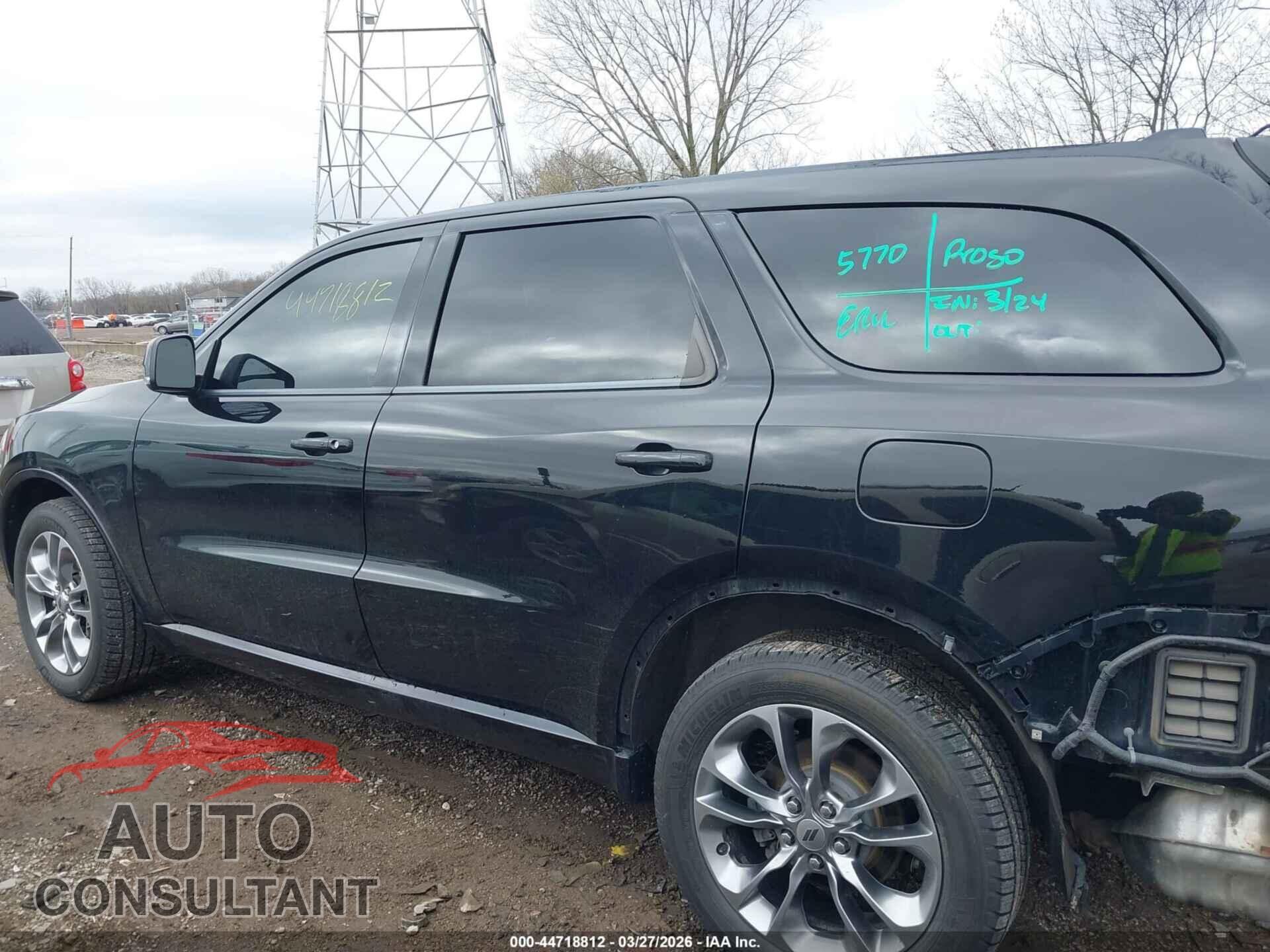 DODGE DURANGO 2019 - 1C4RDJDG4KC651769