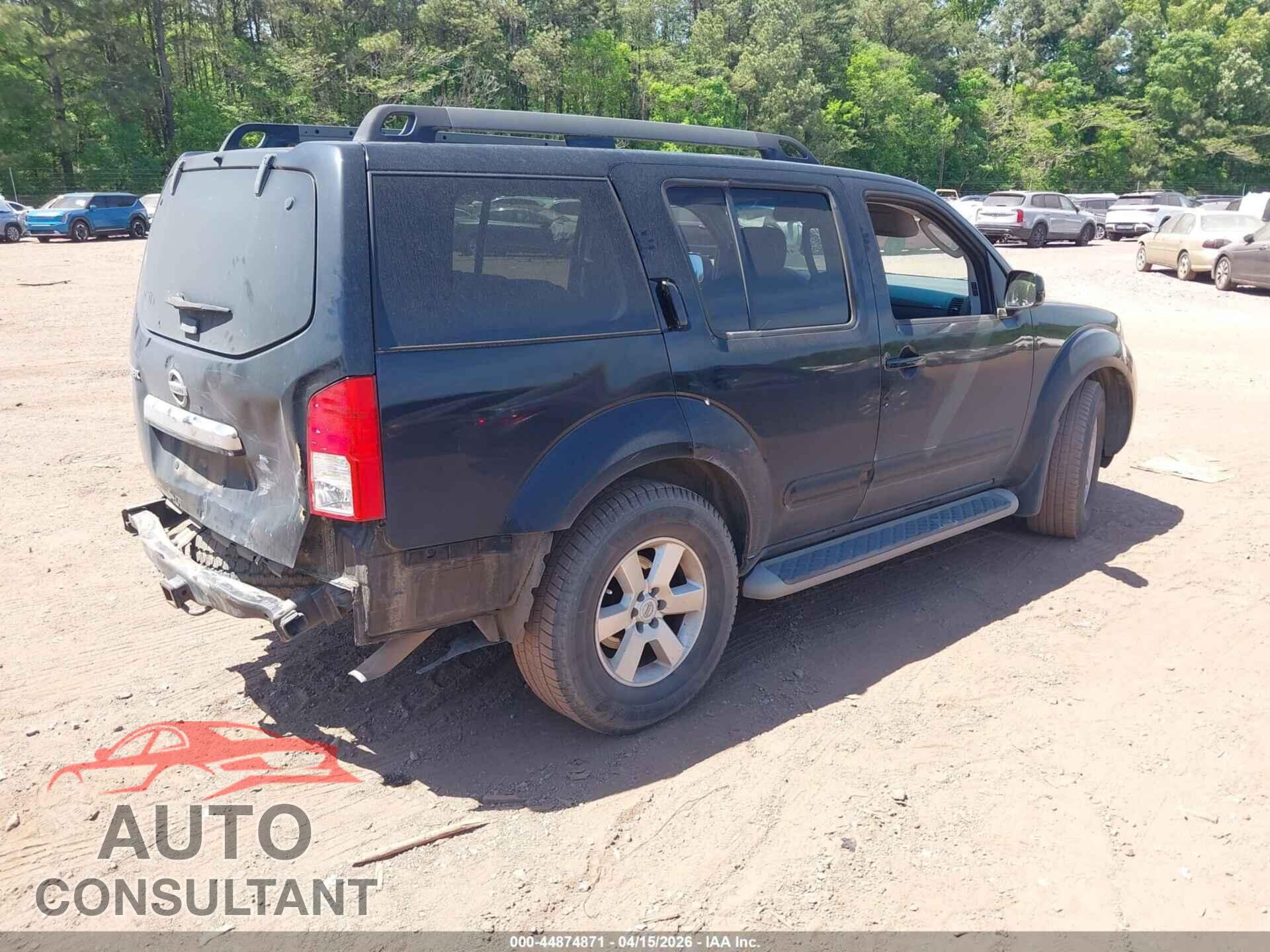 NISSAN PATHFINDER 2011 - 5N1AR1NNXBC632229