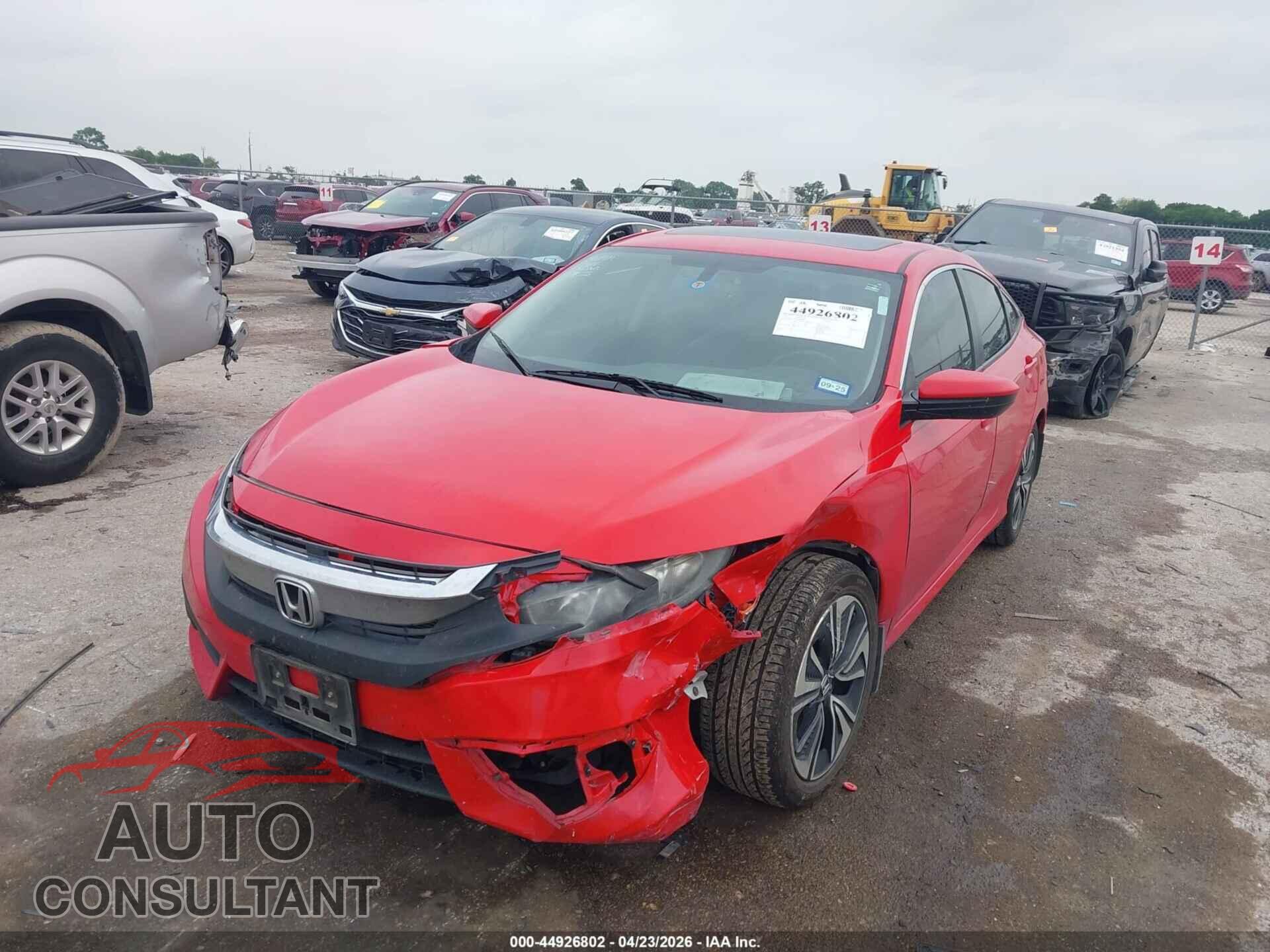 HONDA CIVIC 2017 - 2HGFC1F72HH660061