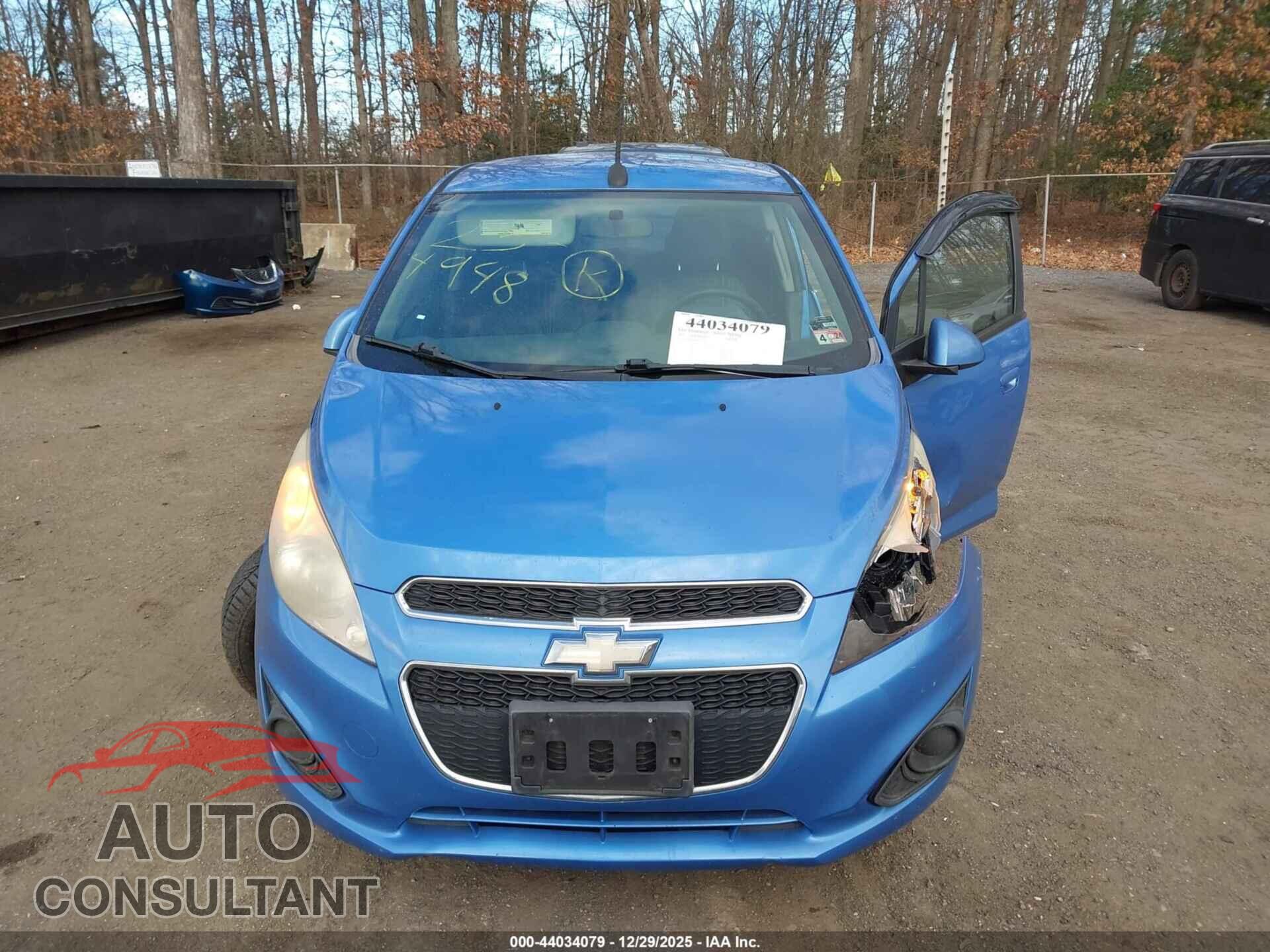 CHEVROLET SPARK 2013 - KL8CB6S91DC547247