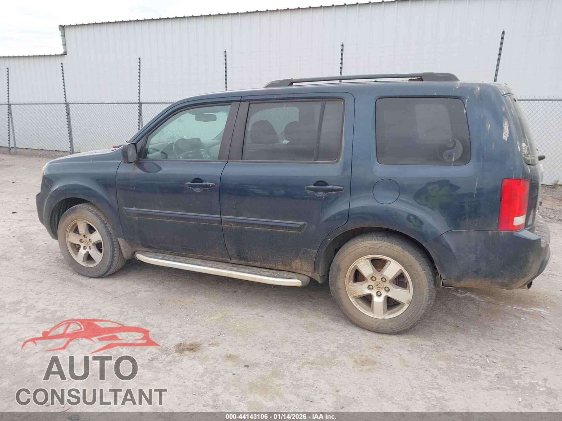 HONDA PILOT 2011 - 5FNYF4H77BB067872