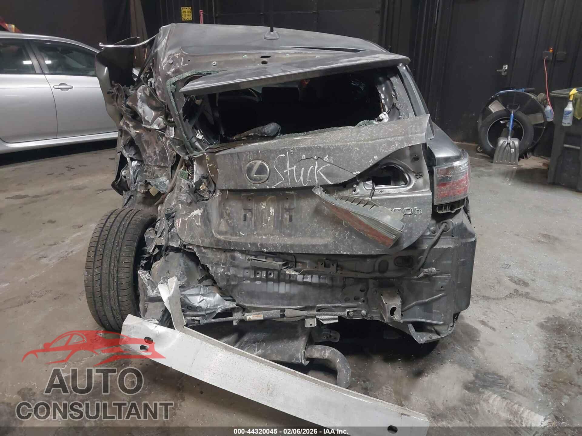LEXUS CT 200H 2012 - JTHKD5BH4C2070959
