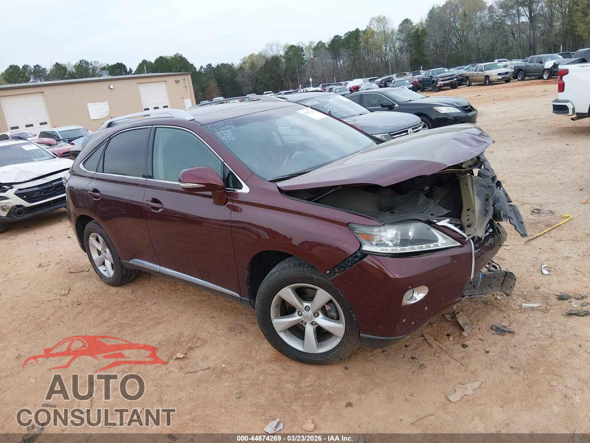 LEXUS RX 350 2014 - 2T2BK1BA7EC251976