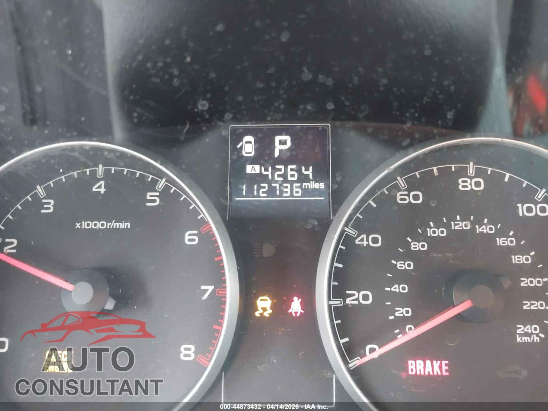 SUBARU OUTBACK 2014 - 4S4BRBAC1E3219554