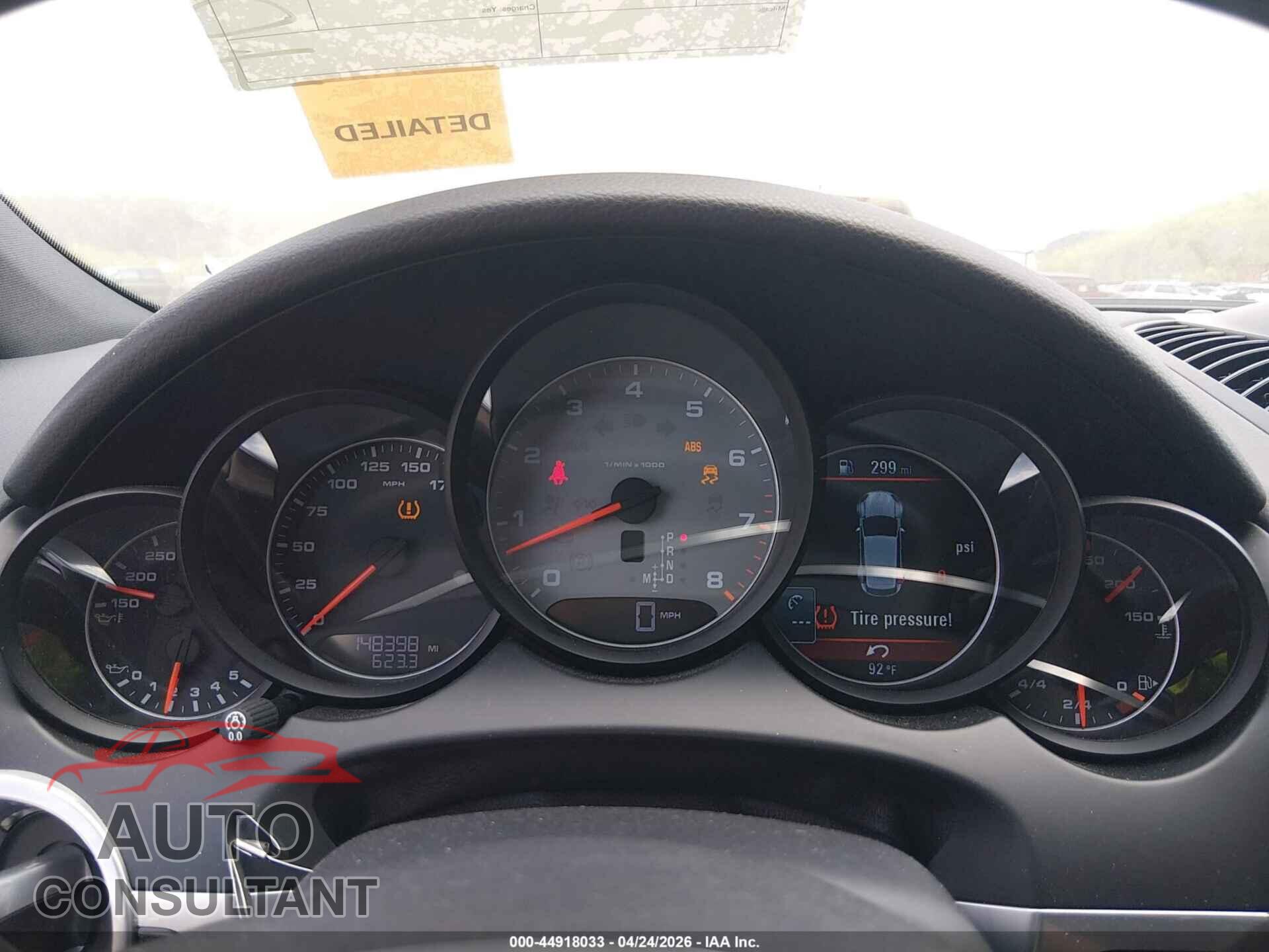 PORSCHE CAYENNE 2014 - WP1AB2A27ELA58816