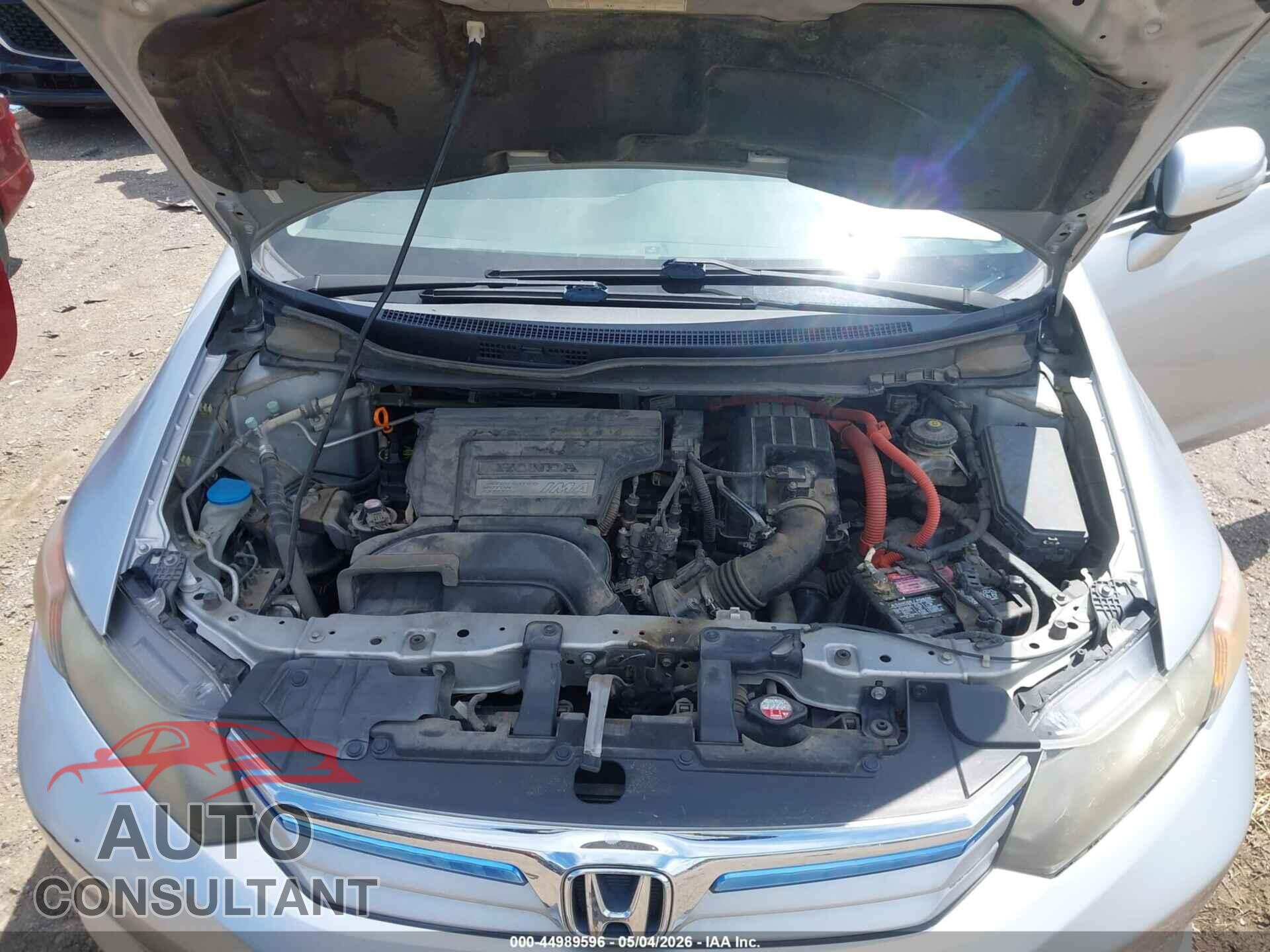 HONDA CIVIC HYBRID 2012 - JHMFB4F23CS007911