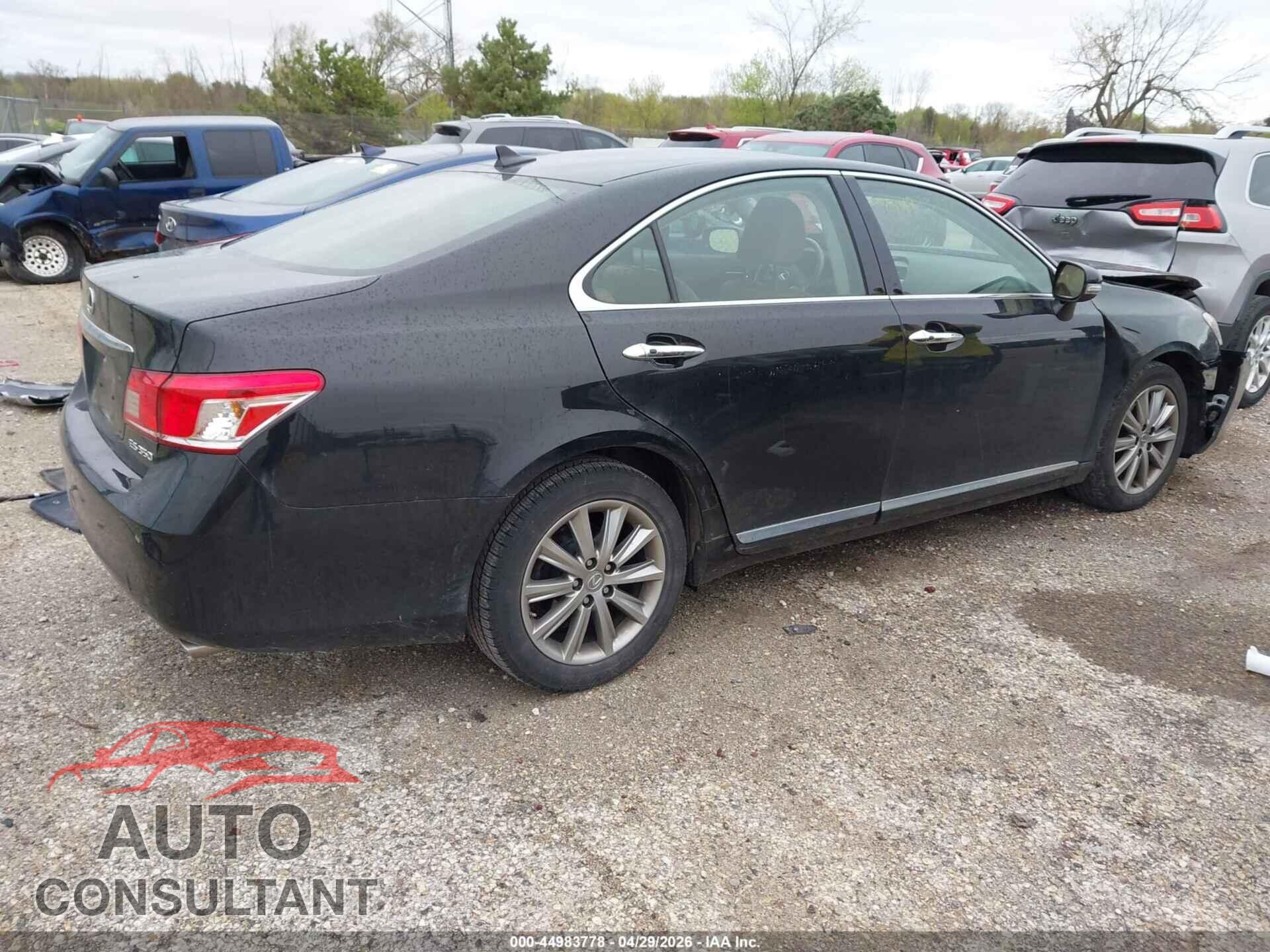 LEXUS ES 350 2012 - JTHBK1EG3C2484414