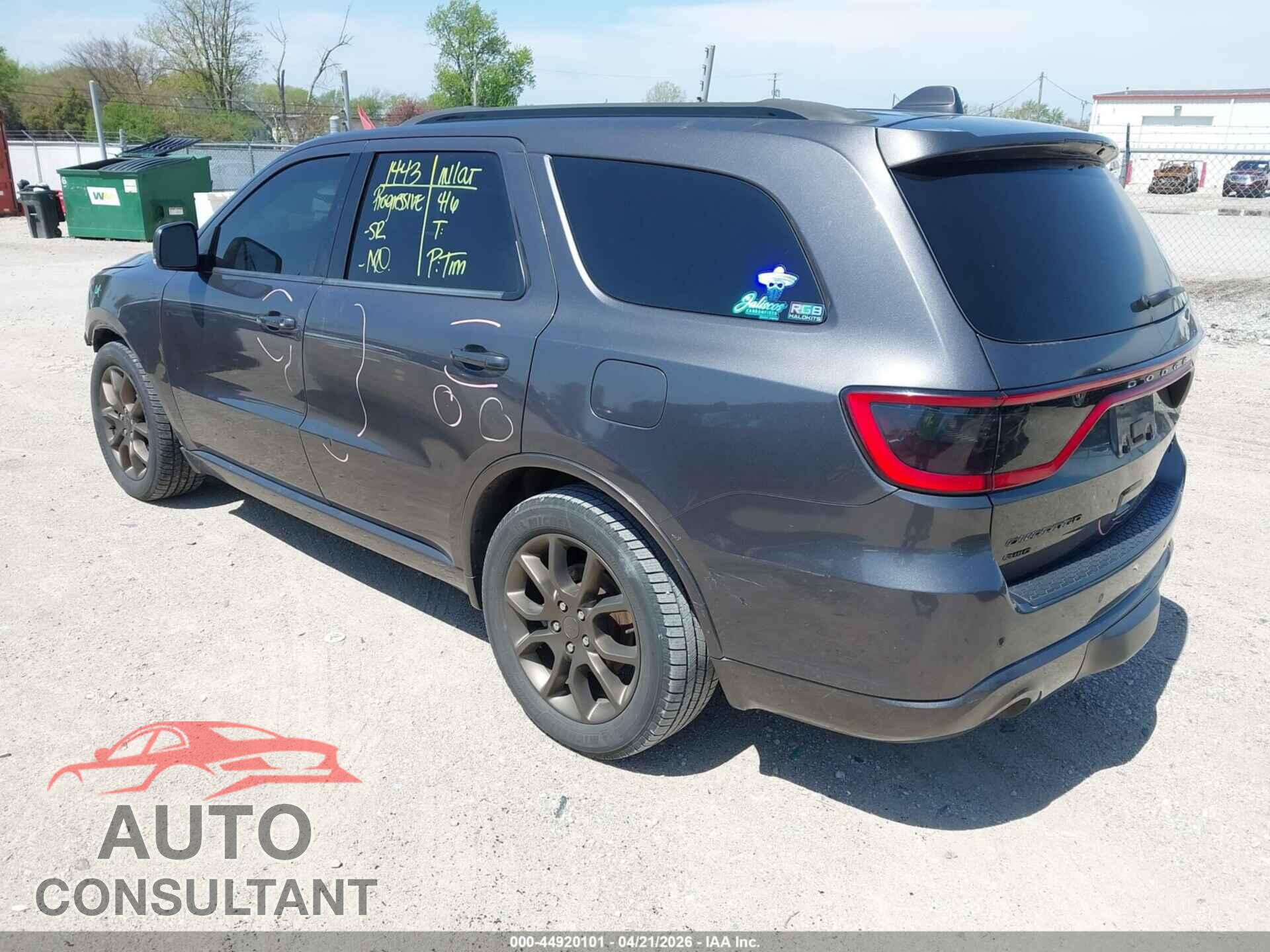 DODGE DURANGO 2017 - 1C4SDJCT4HC703930