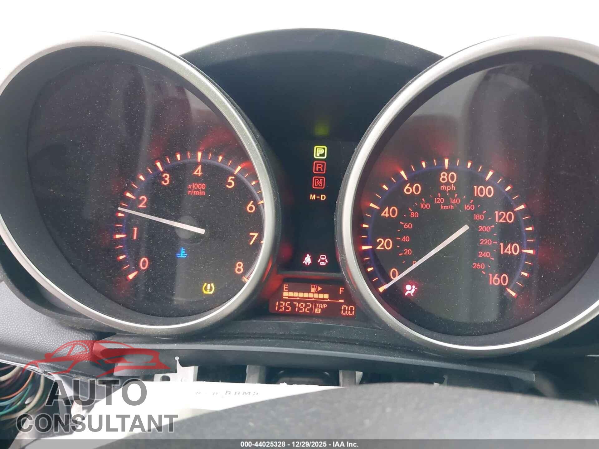 MAZDA MAZDA3 2011 - JM1BL1U55B1404324