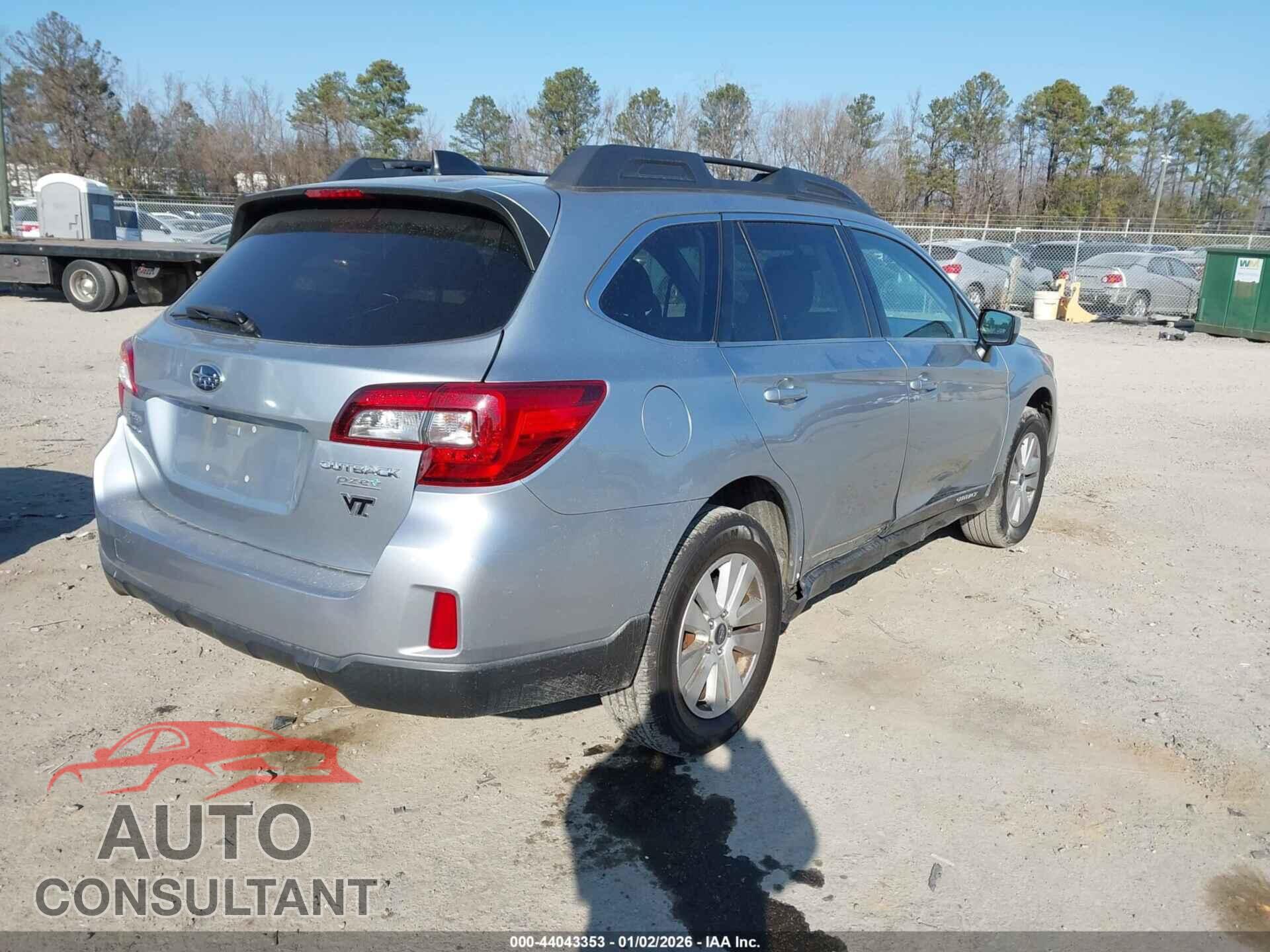 SUBARU OUTBACK 2017 - 4S4BSADC6H3240043