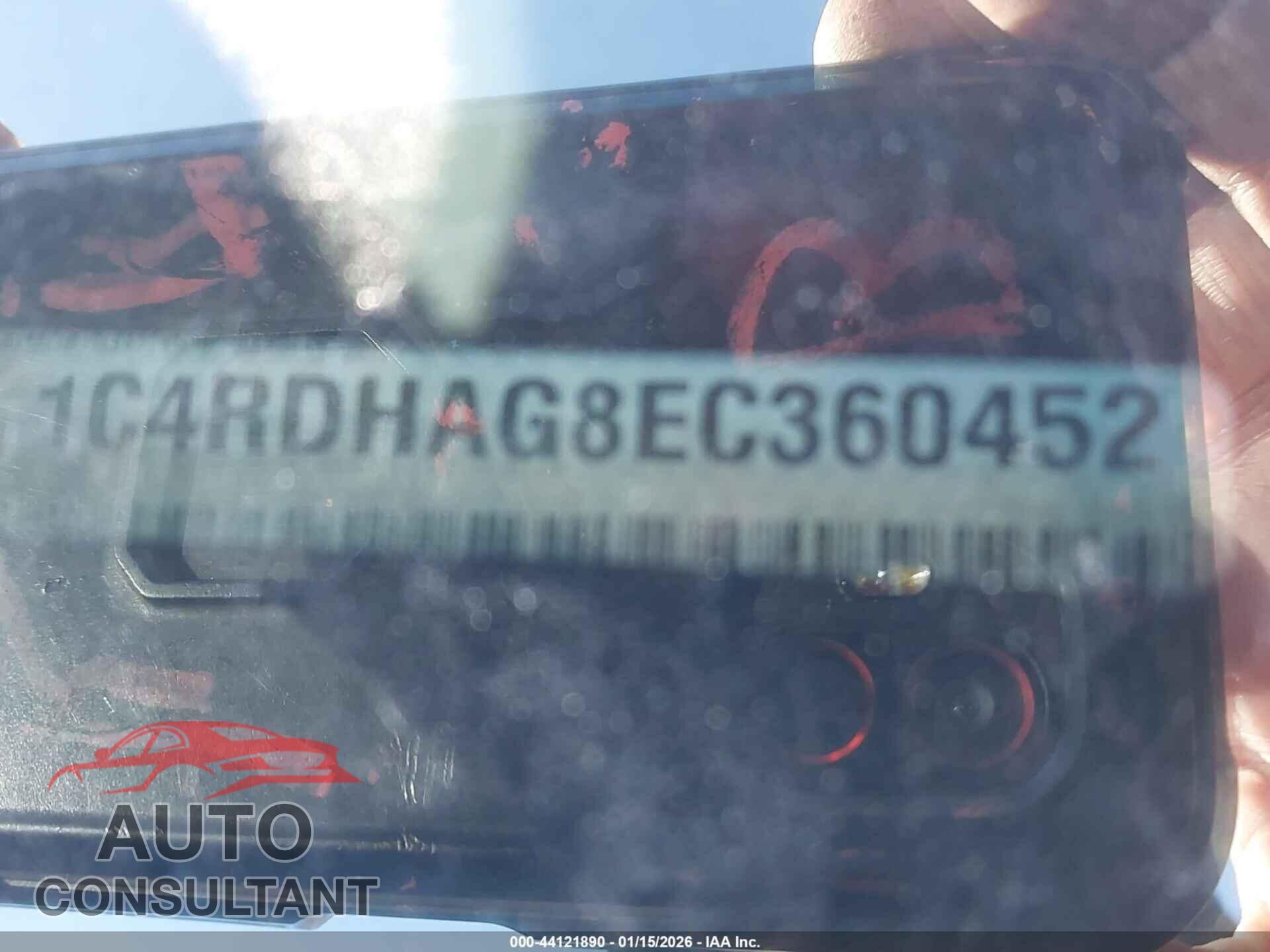 DODGE DURANGO 2014 - 1C4RDHAG8EC360452