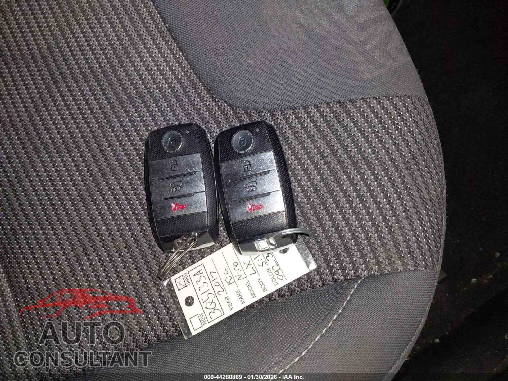 KIA NIRO 2017 - KNDCB3LC6H5092387
