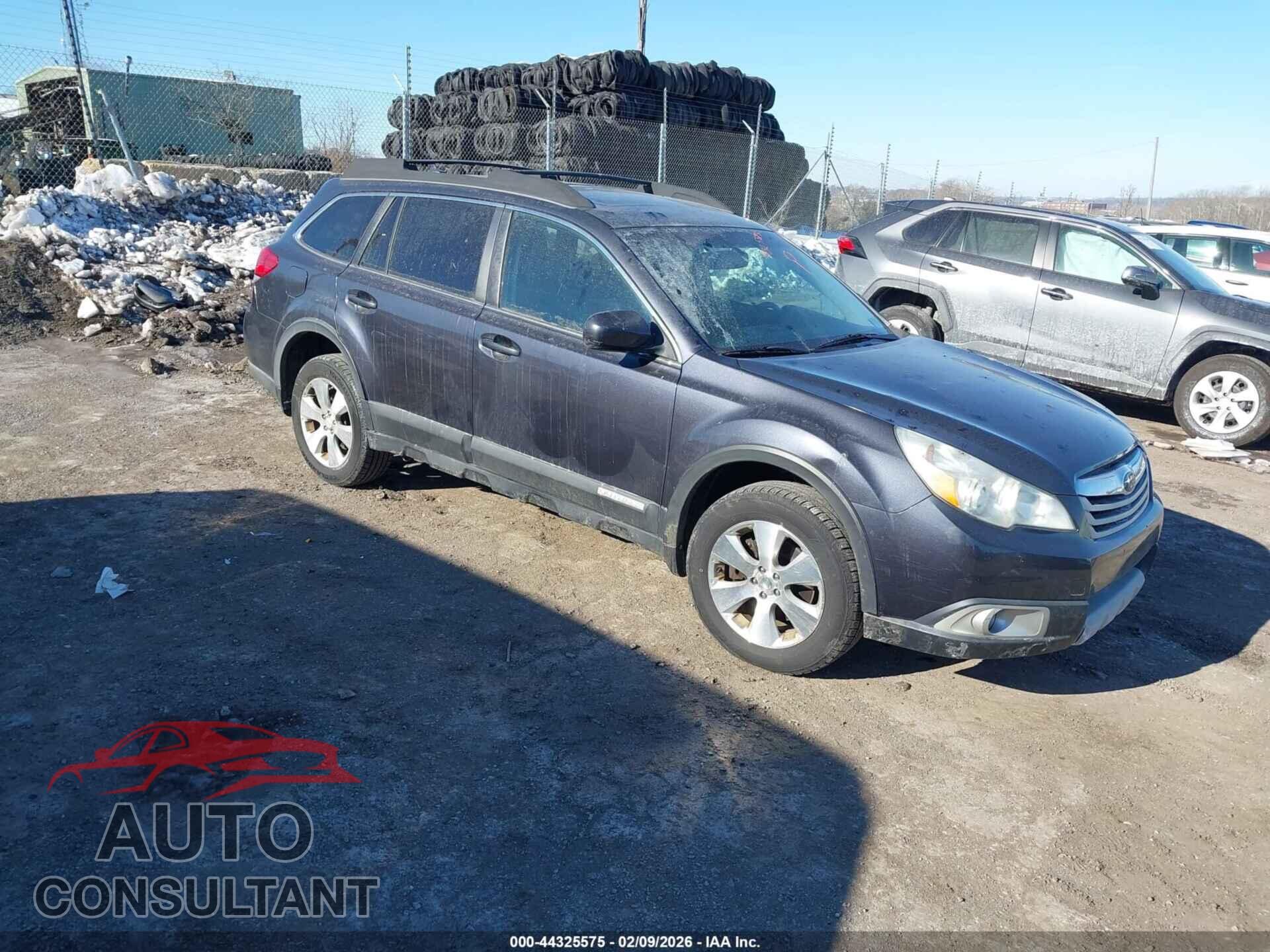 SUBARU OUTBACK 2011 - 4S4BRDKC2B2349158