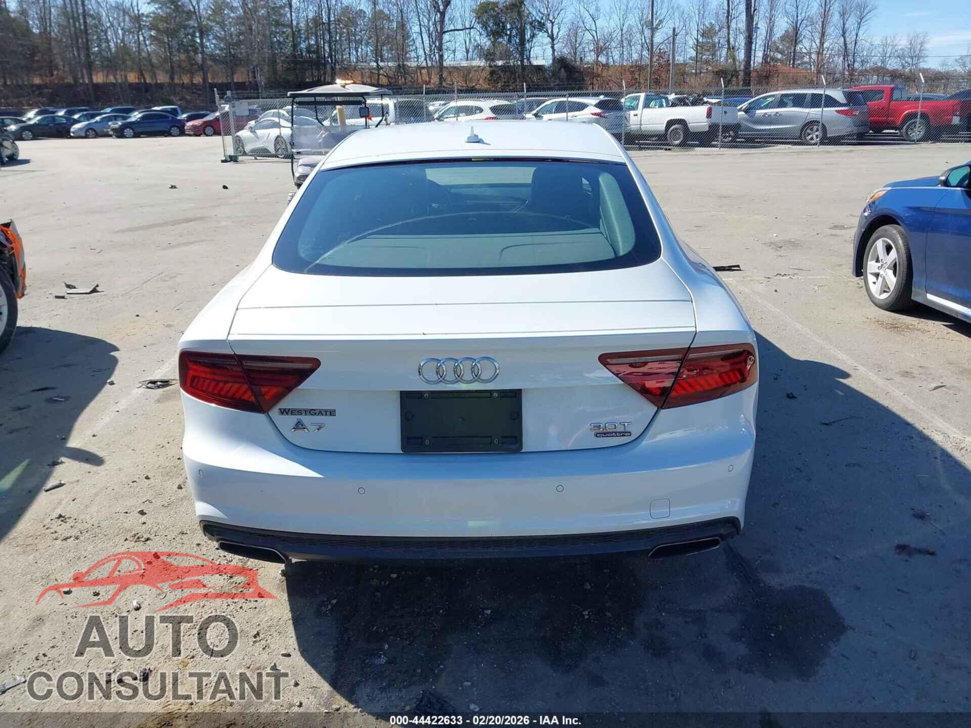 AUDI A7 2017 - WAUW2AFC9HN032601