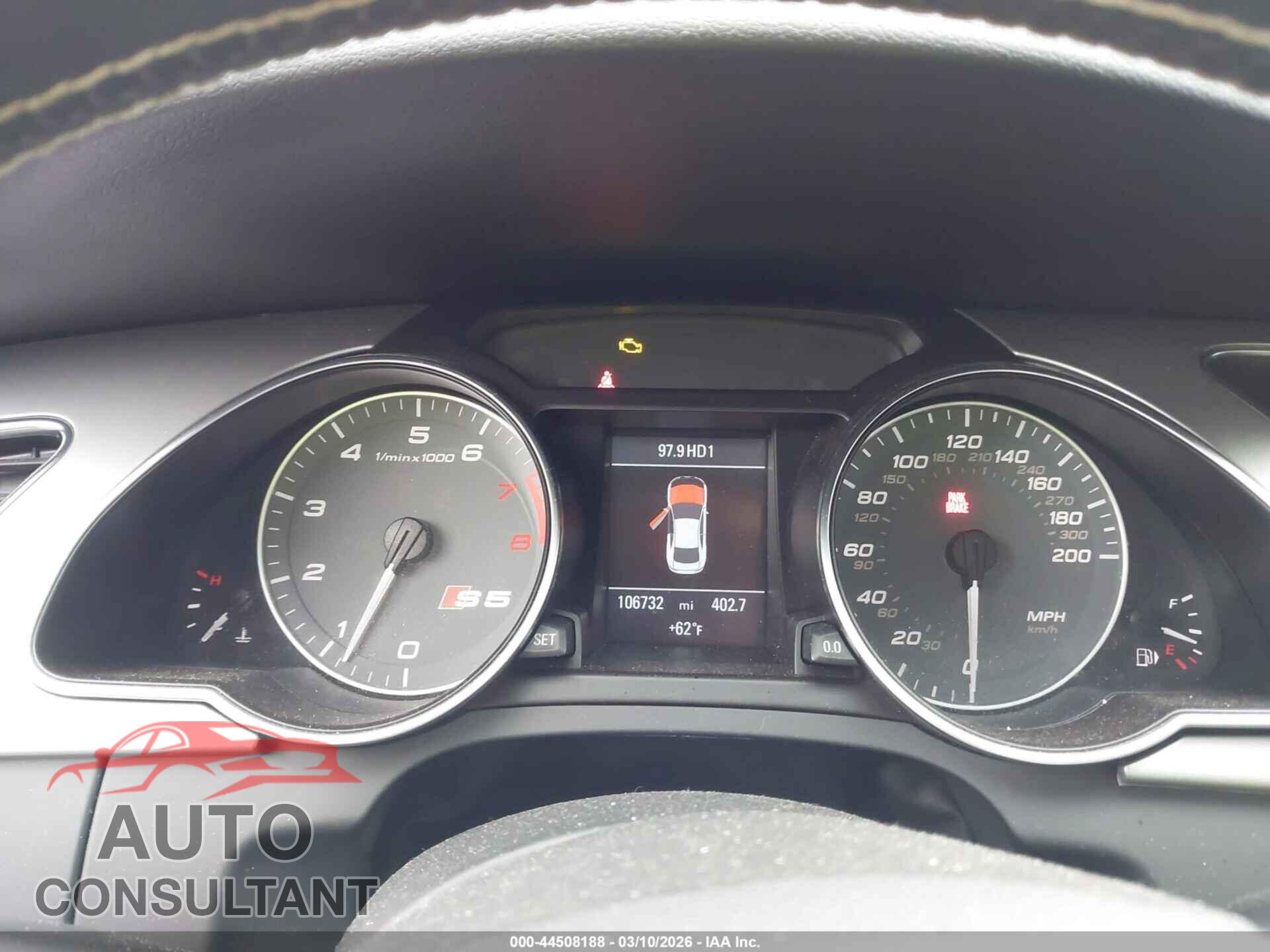AUDI S5 2011 - WAU3VAFR1BA005275