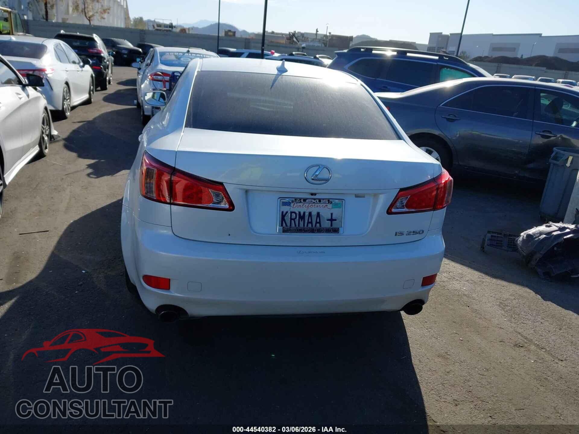 LEXUS IS 250 2011 - JTHBF5C24B5143507