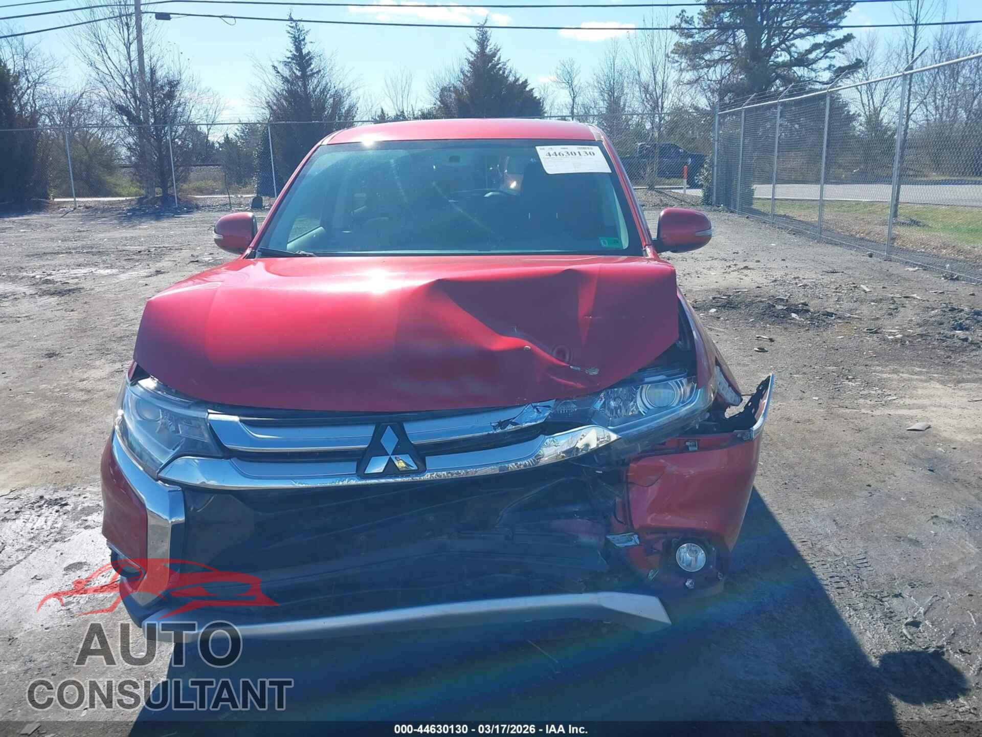 MITSUBISHI OUTLANDER 2017 - JA4AD3A32HZ035644