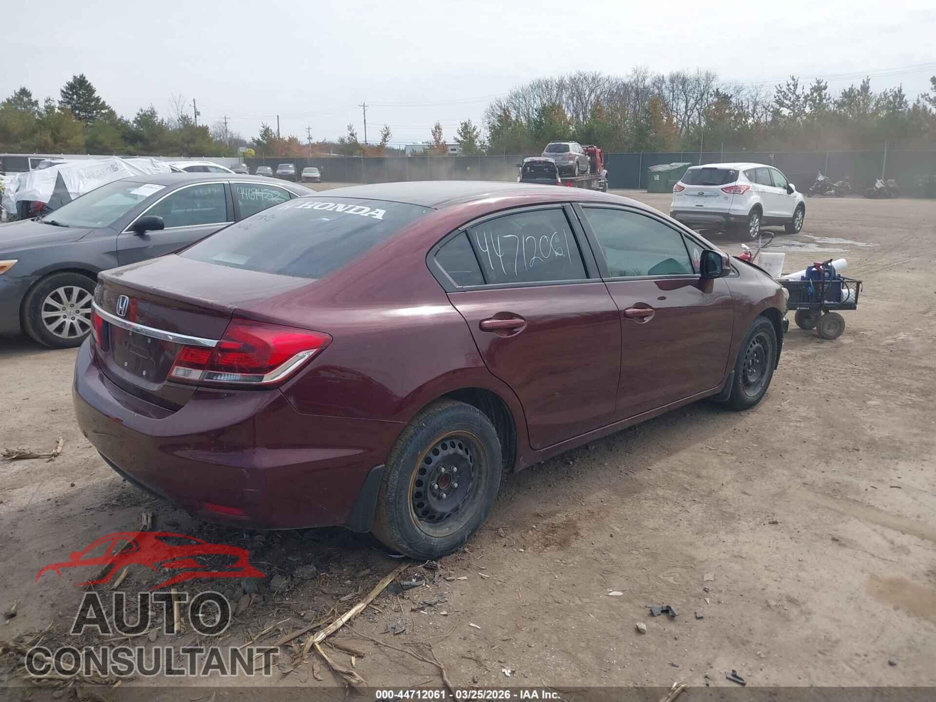 HONDA CIVIC 2013 - 19XFB2F98DE064757