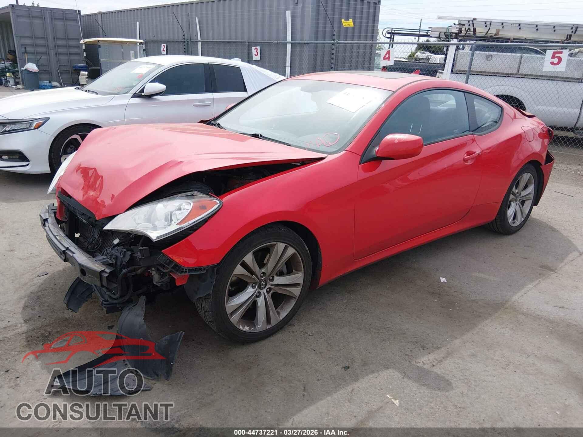 HYUNDAI GENESIS 2010 - KMHHT6KD2AU027798