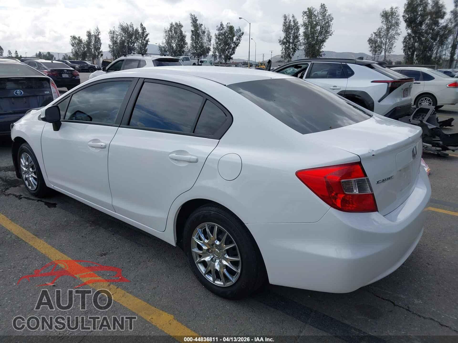 HONDA CIVIC 2012 - 19XFB2F5XCE302653