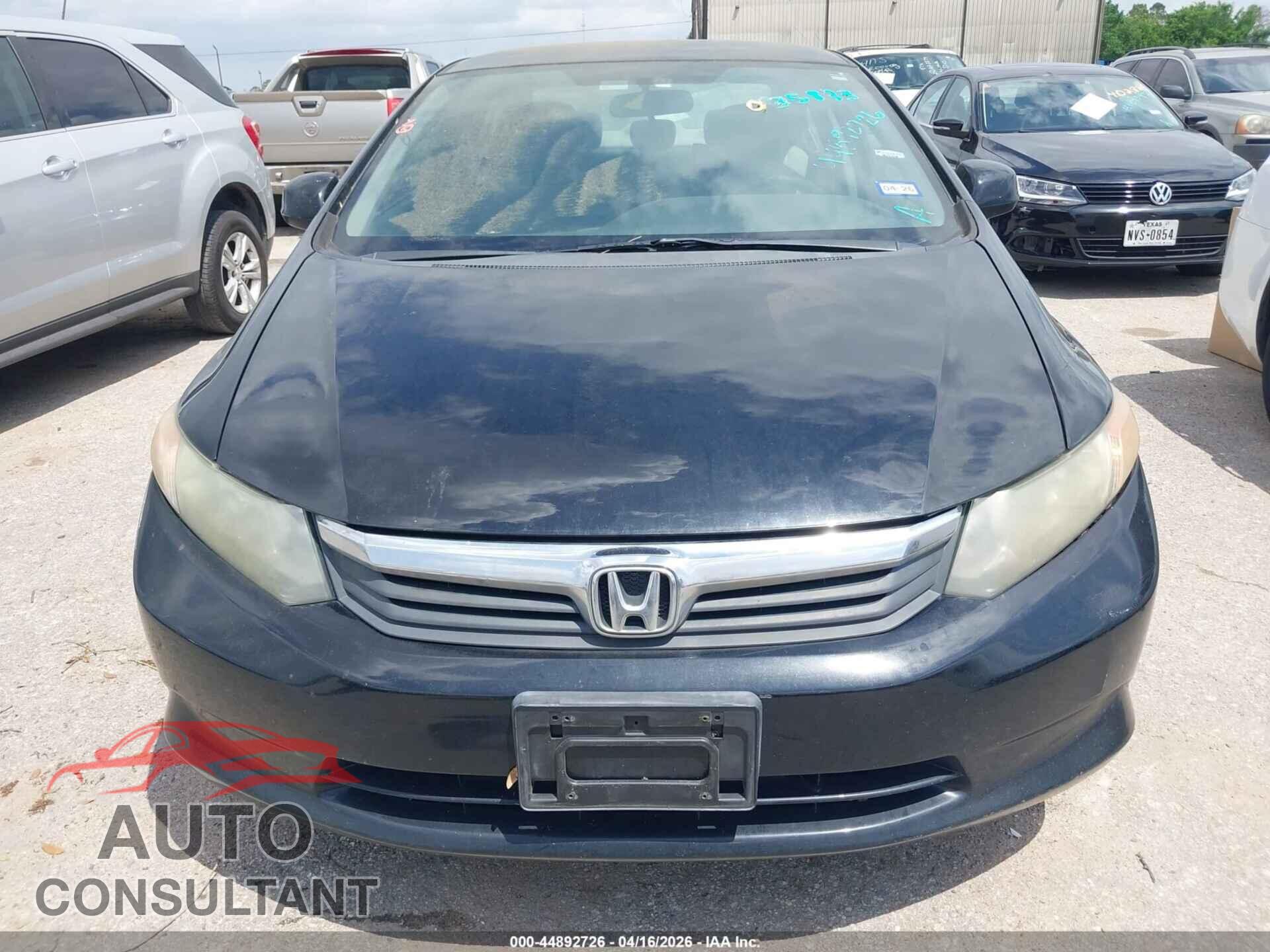 HONDA CIVIC 2012 - 19XFB2F56CE035883