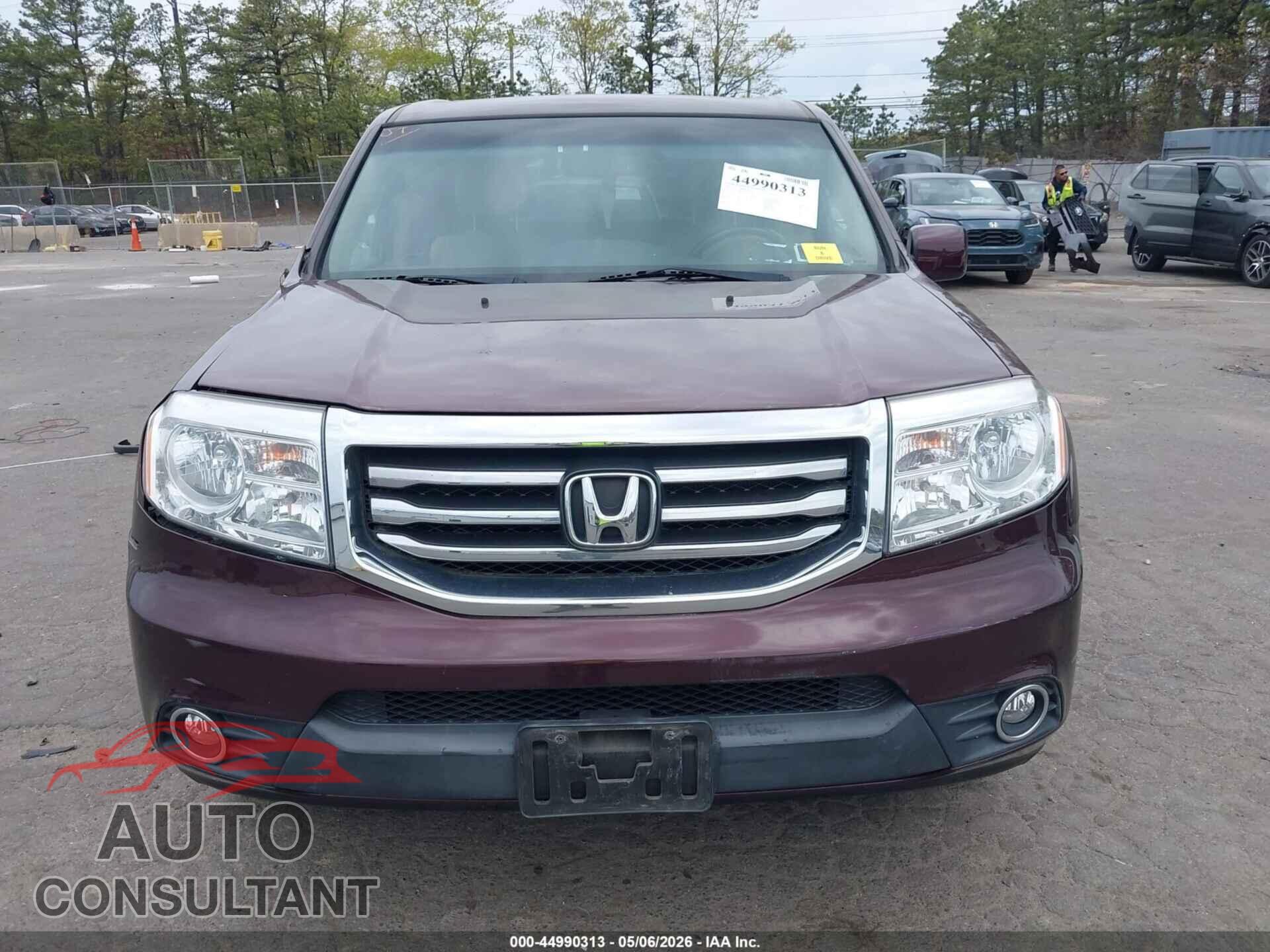 HONDA PILOT 2012 - 5FNYF4H61CB045794