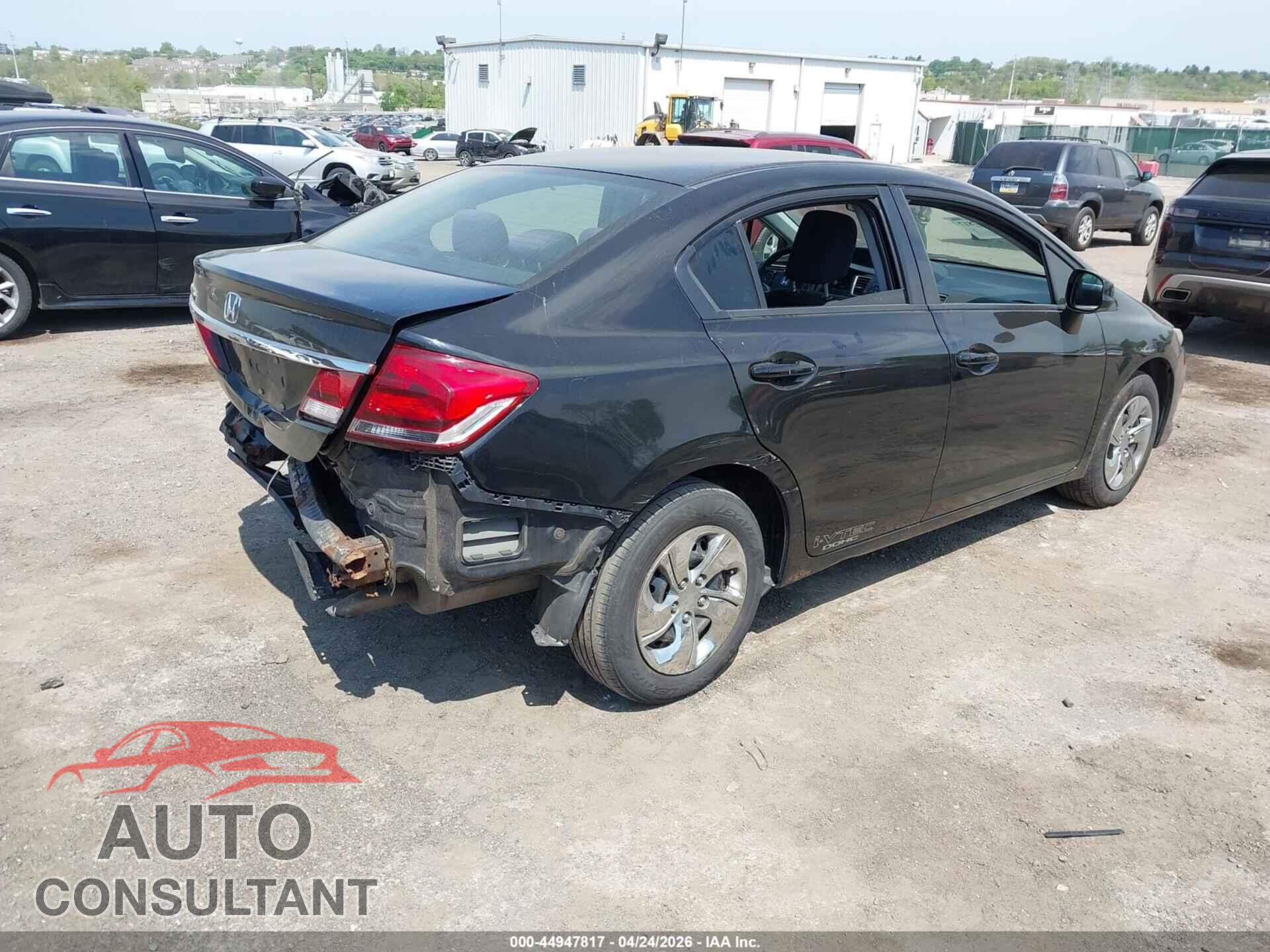 HONDA CIVIC 2013 - 19XFB2F53DE244466