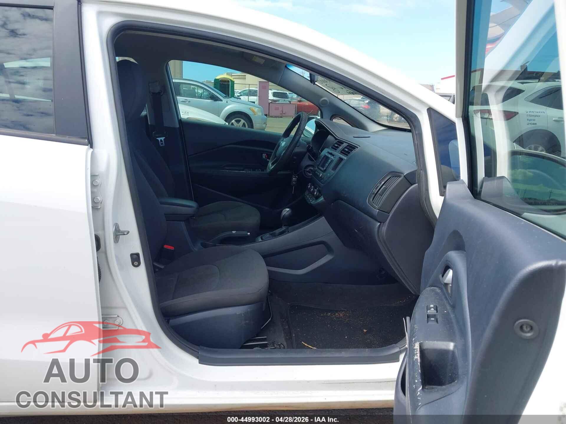 KIA RIO 2012 - KNADN4A37C6044272