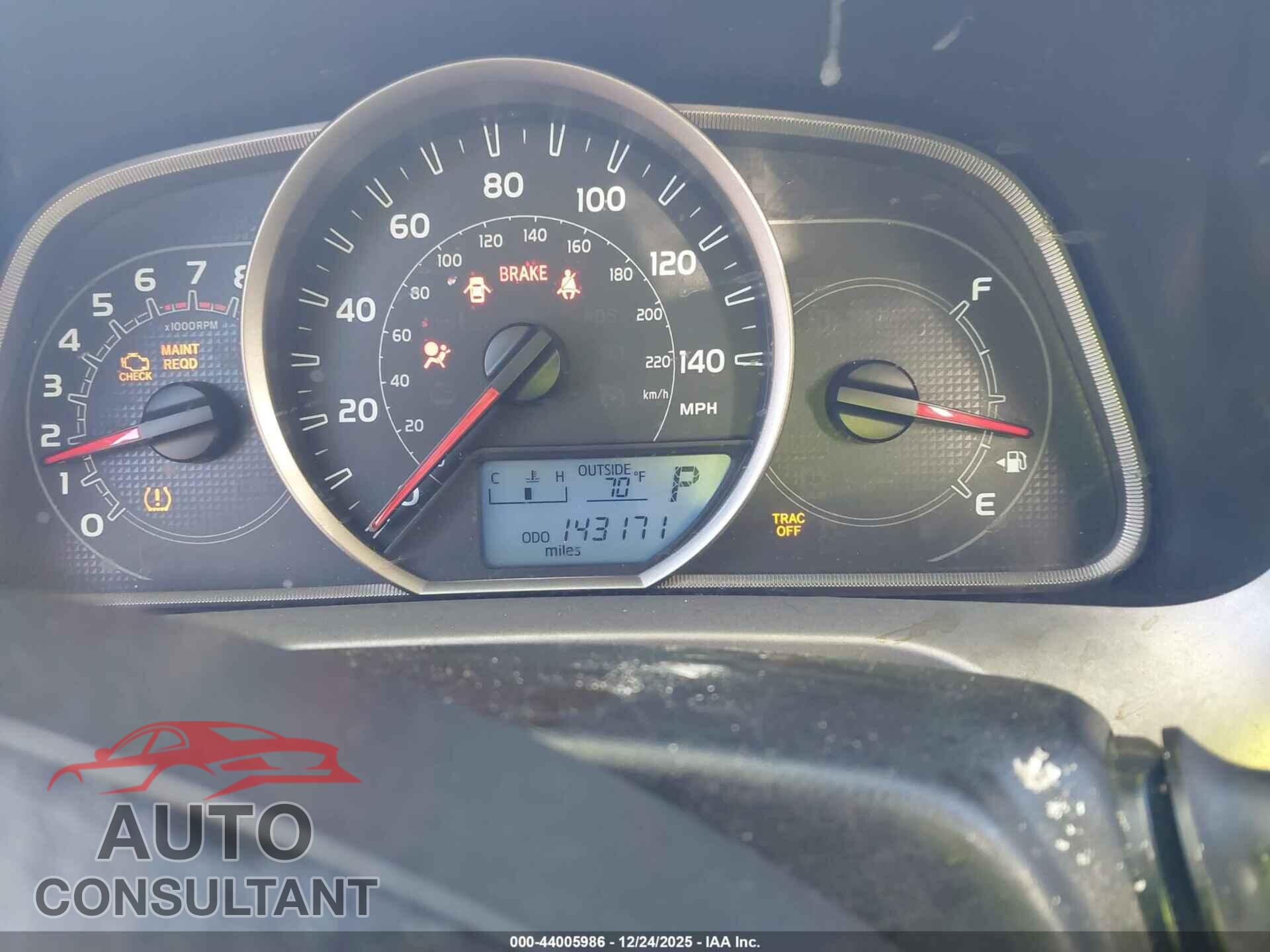 TOYOTA RAV4 2013 - 2T3WFREV3DW054122