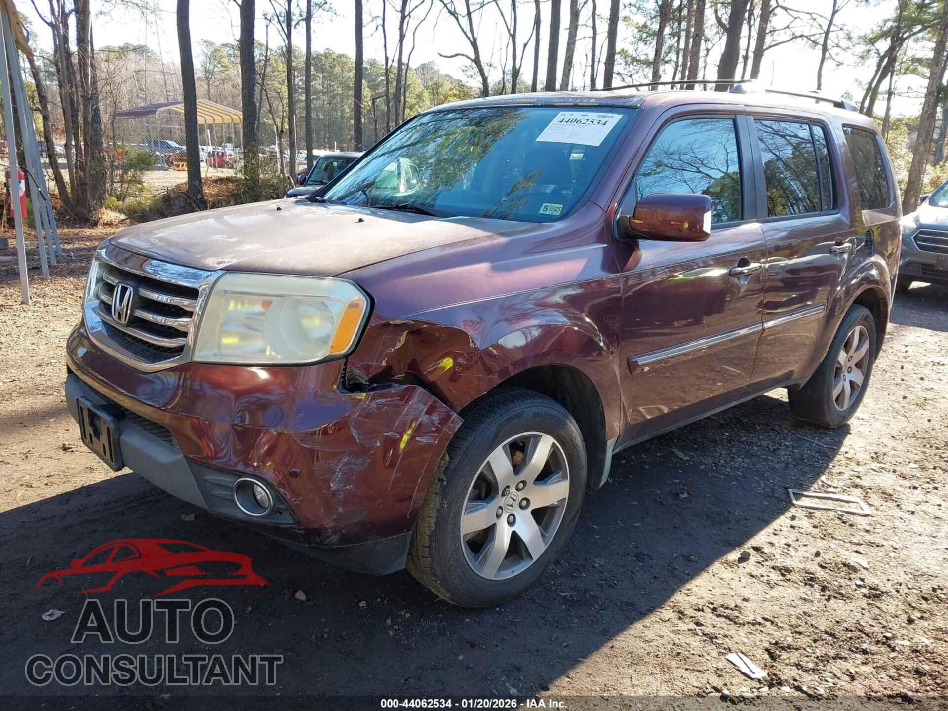HONDA PILOT 2013 - 5FNYF3H99DB027713