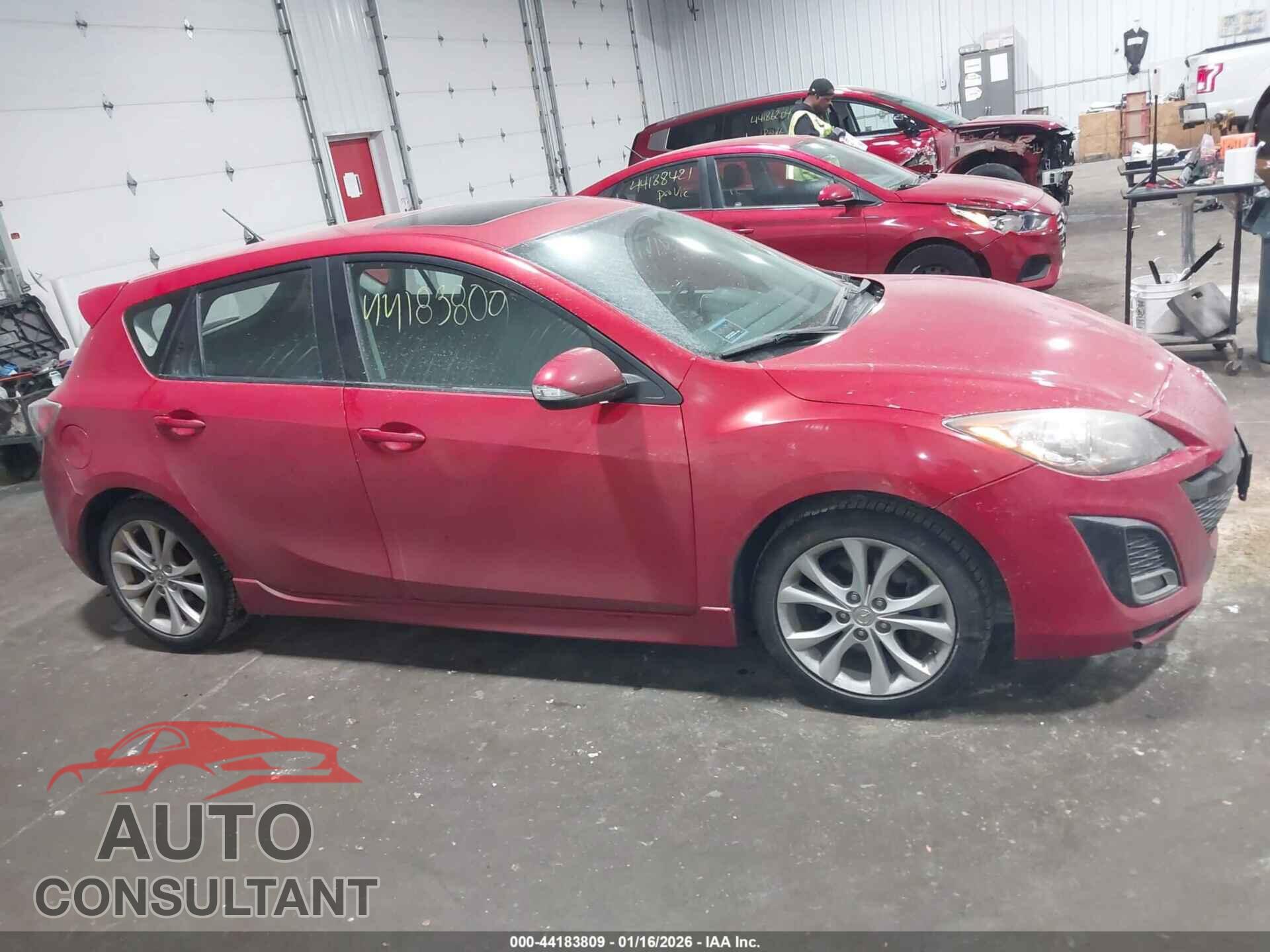MAZDA MAZDA3 2010 - JM1BL1H56A1237383