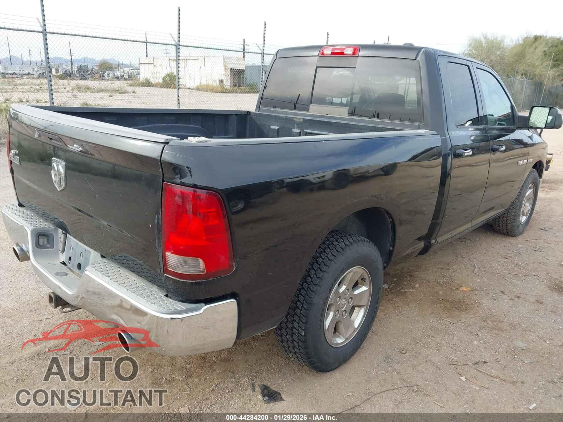 DODGE RAM 1500 2010 - 1D7RB1GT1AS106170