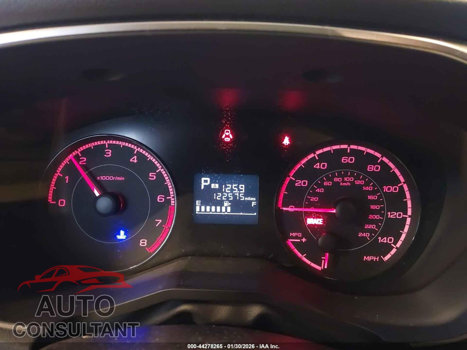 SUBARU IMPREZA 2017 - 4S3GTAB60H3720003