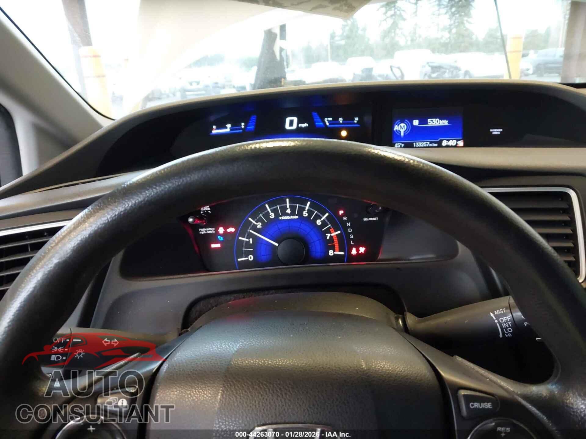 HONDA CIVIC 2014 - 19XFB2F51EE225657