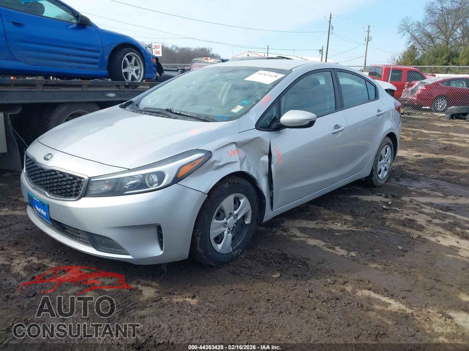 KIA FORTE 2017 - 3KPFL4A78HE054279
