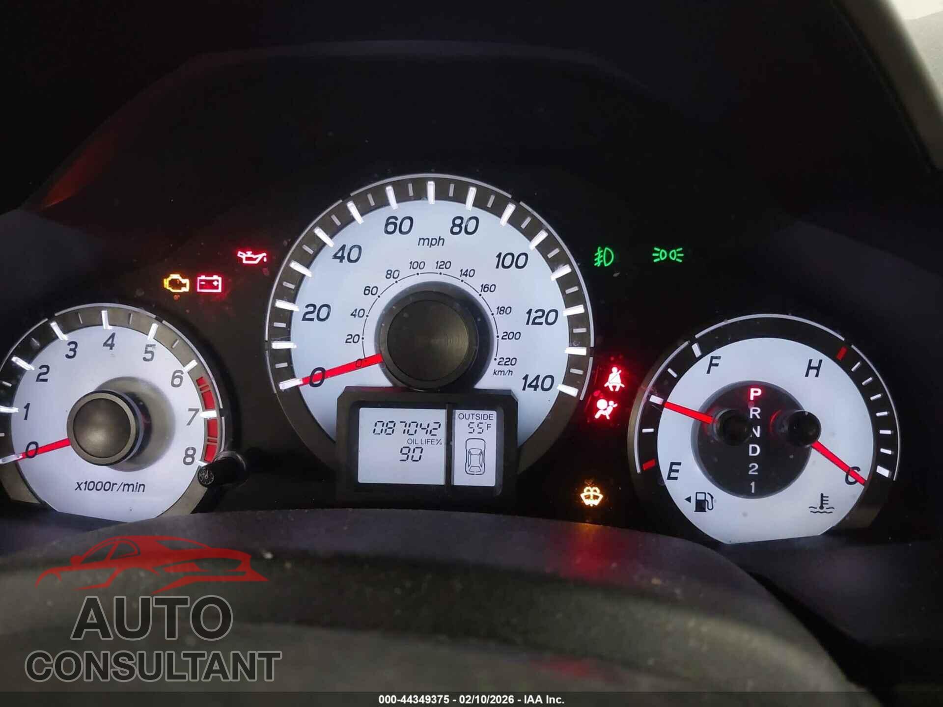HONDA PILOT 2014 - 5FNYF4H58EB046452