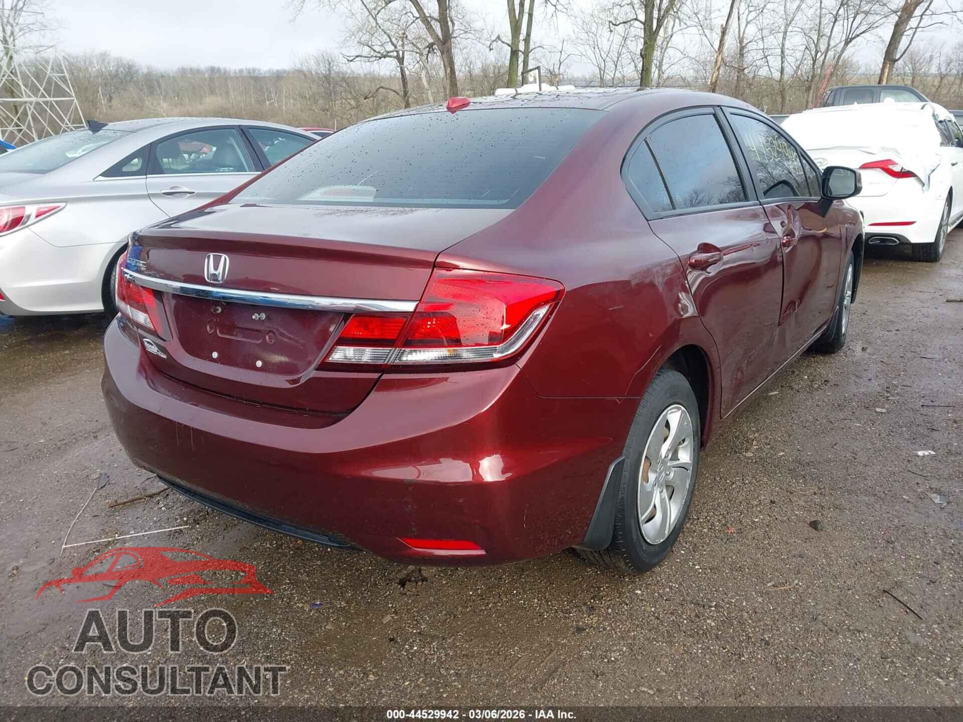 HONDA CIVIC 2013 - 19XFB2F55DE038422