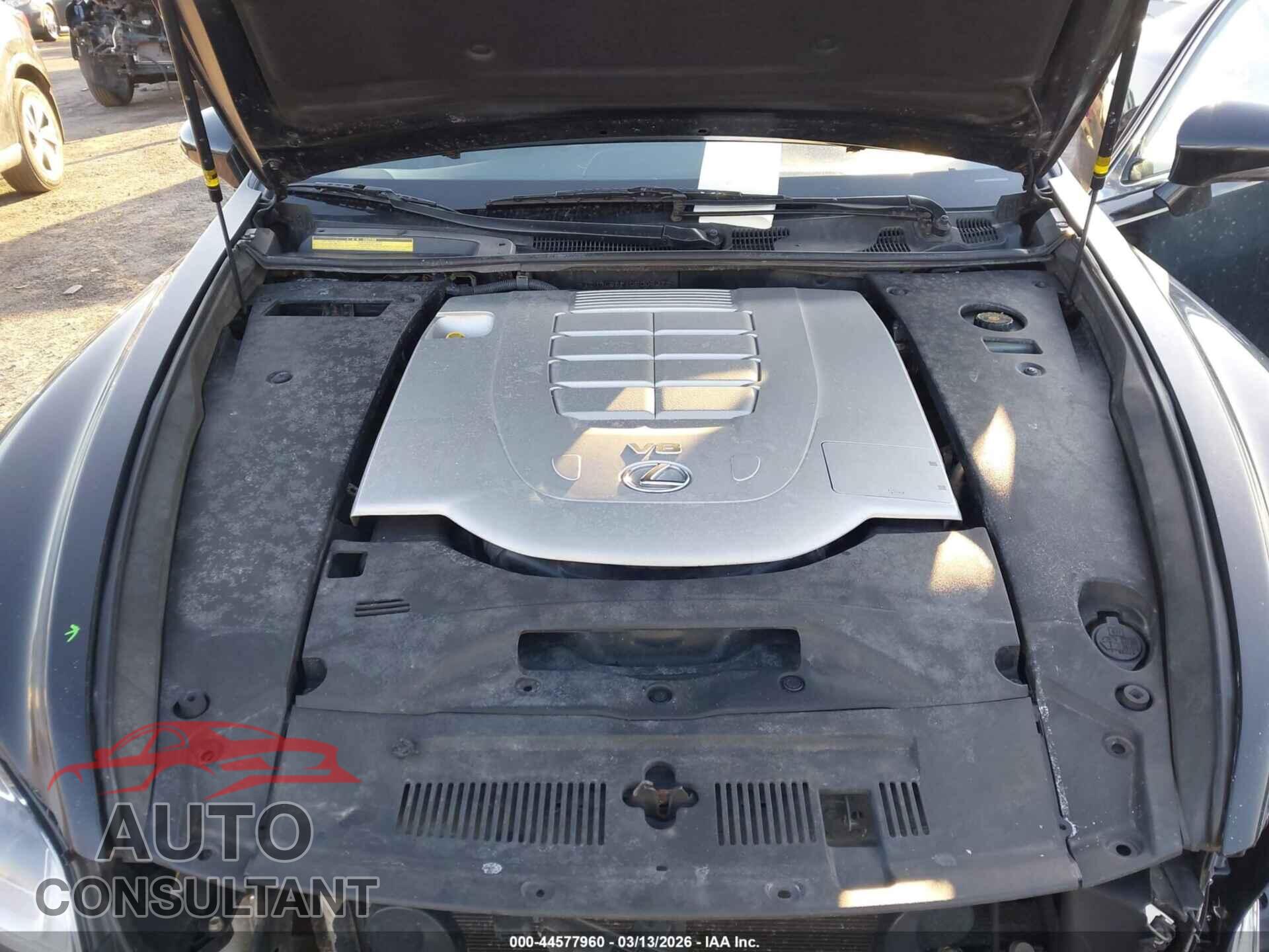 LEXUS LS 460 2013 - JTHDL5EF1D5005279