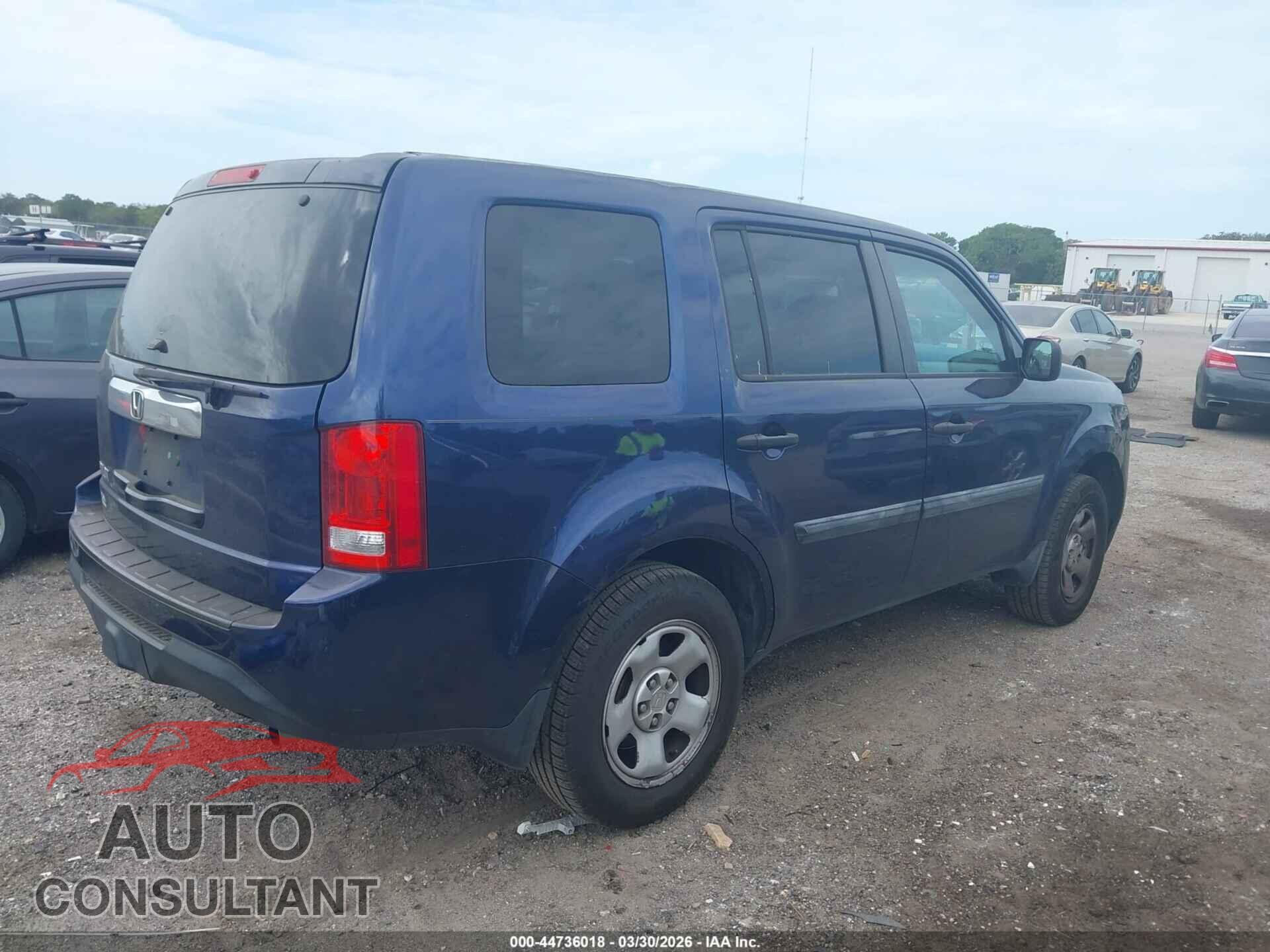 HONDA PILOT 2014 - 5FNYF3H29EB016313