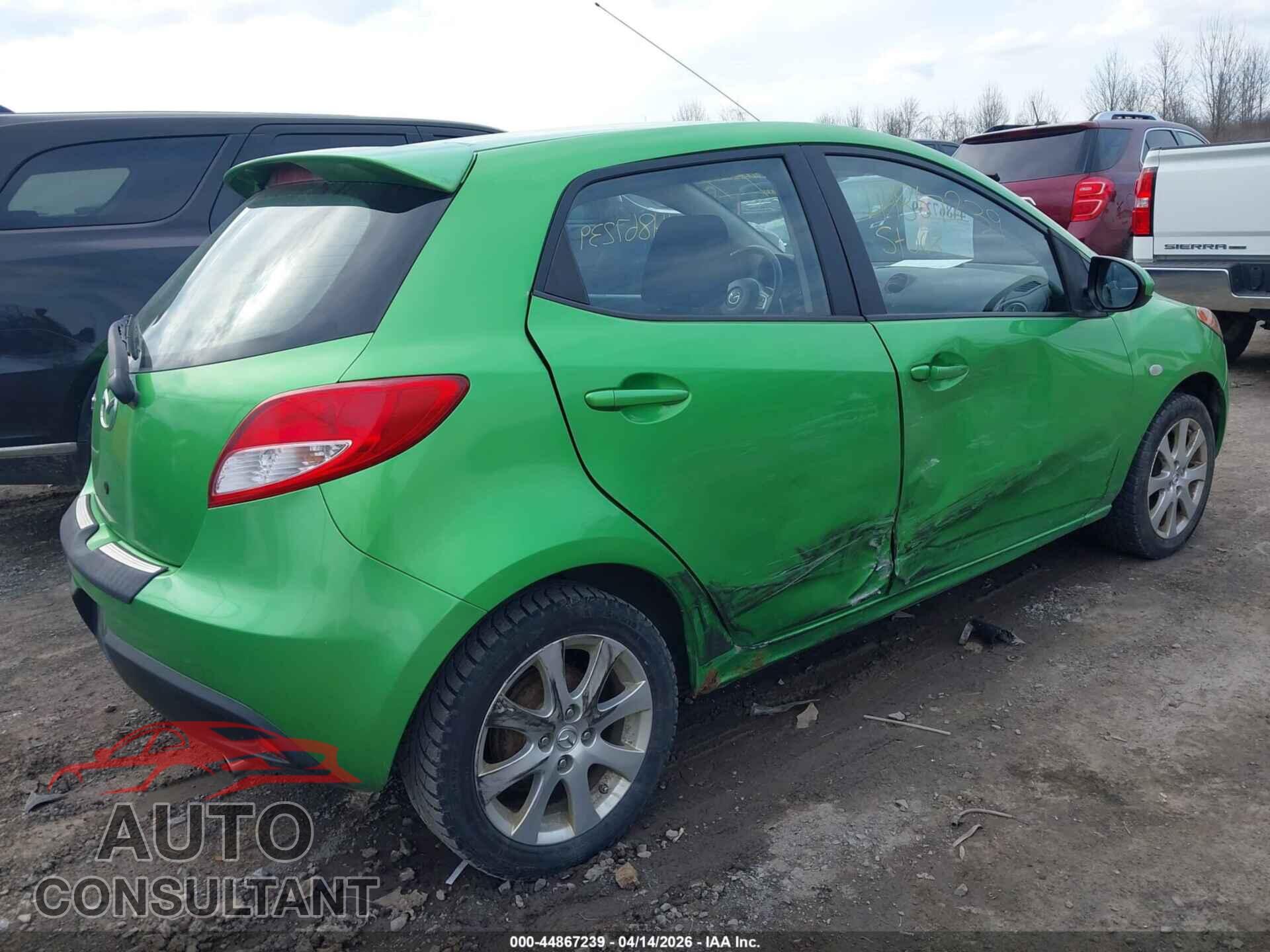 MAZDA MAZDA2 2012 - JM1DE1LZ8C0150249