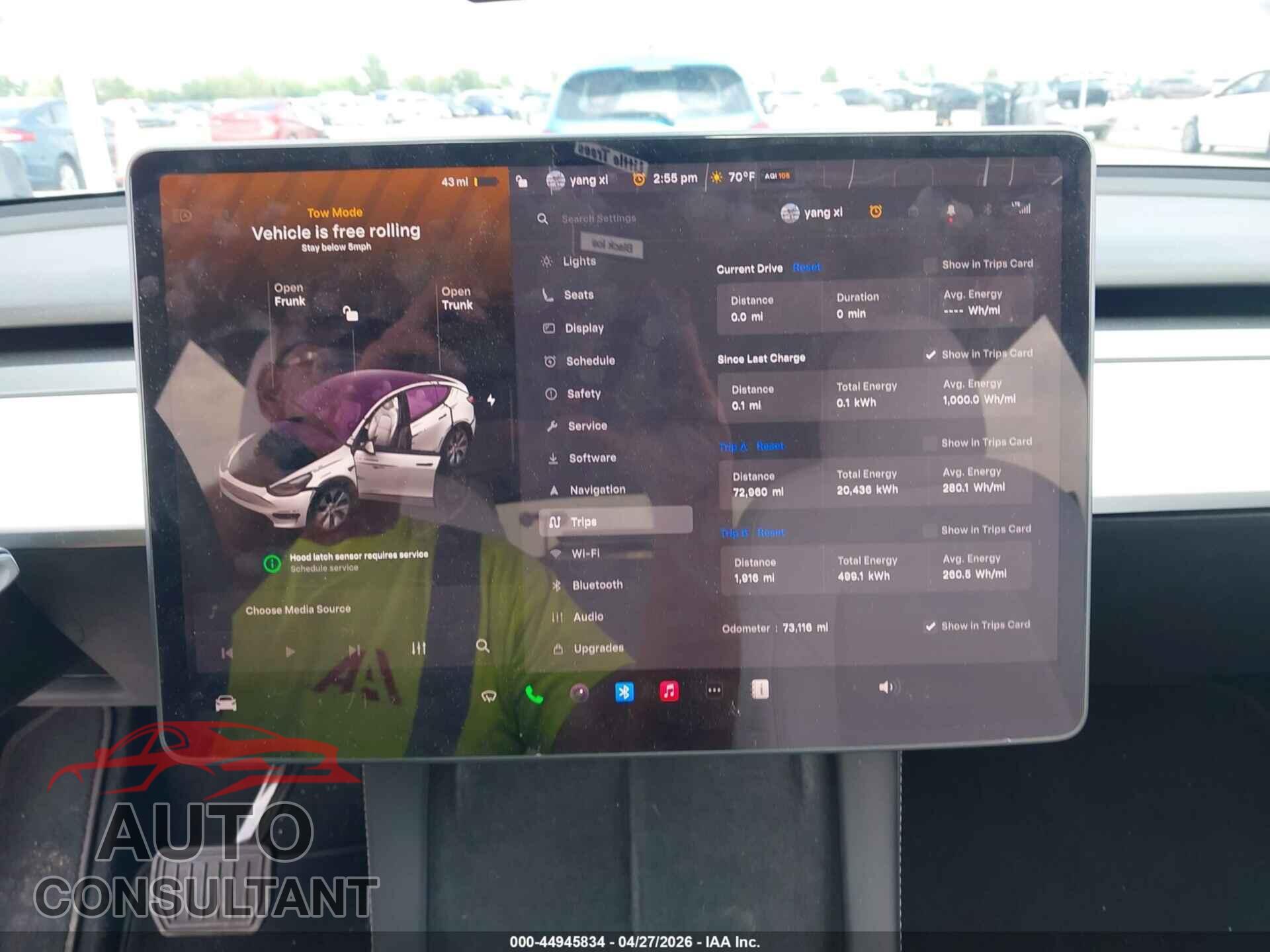 TESLA MODEL Y 2022 - 7SAYGAEE6NF388775
