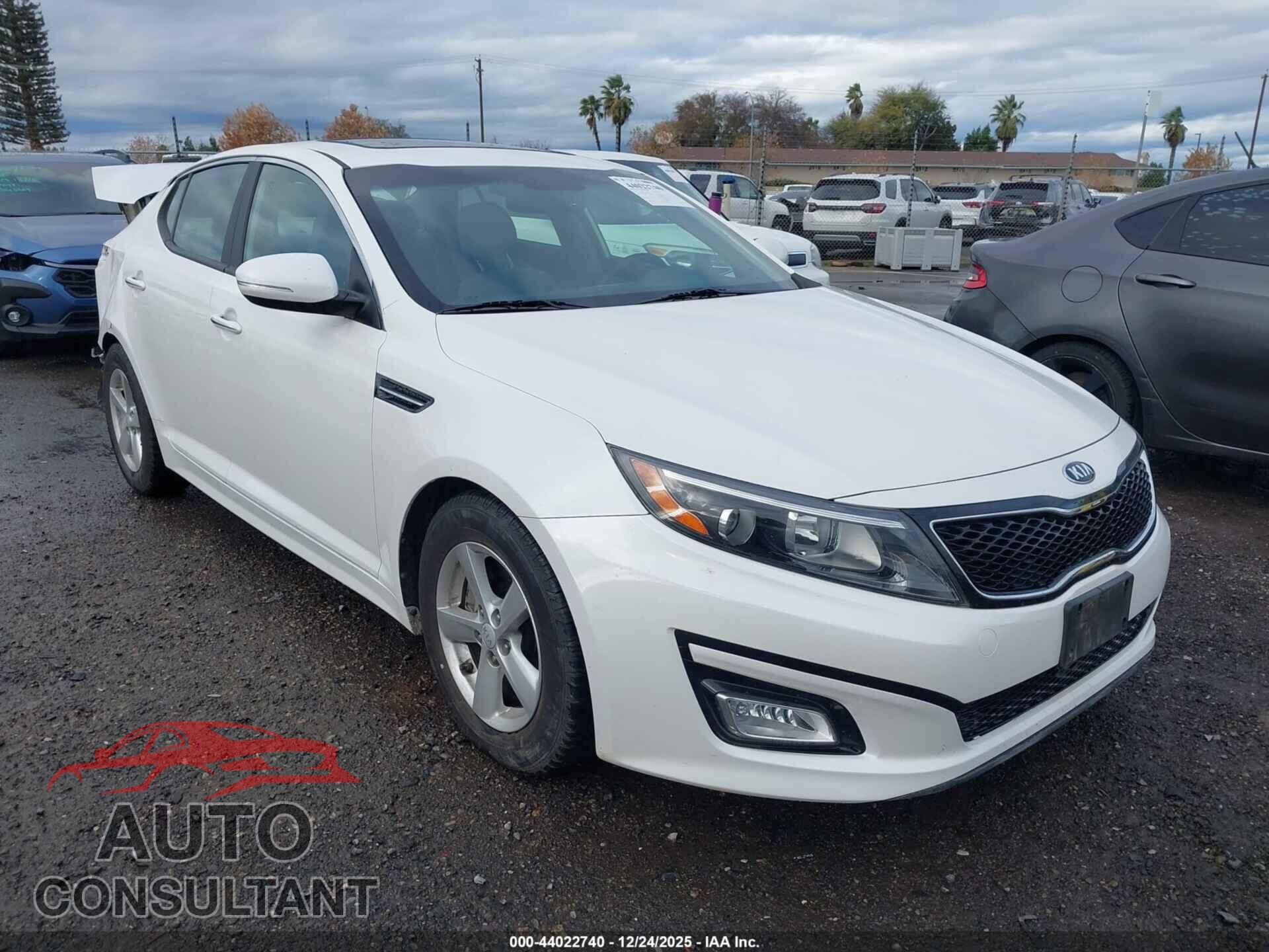 KIA OPTIMA 2014 - KNAGM4A7XE5476883