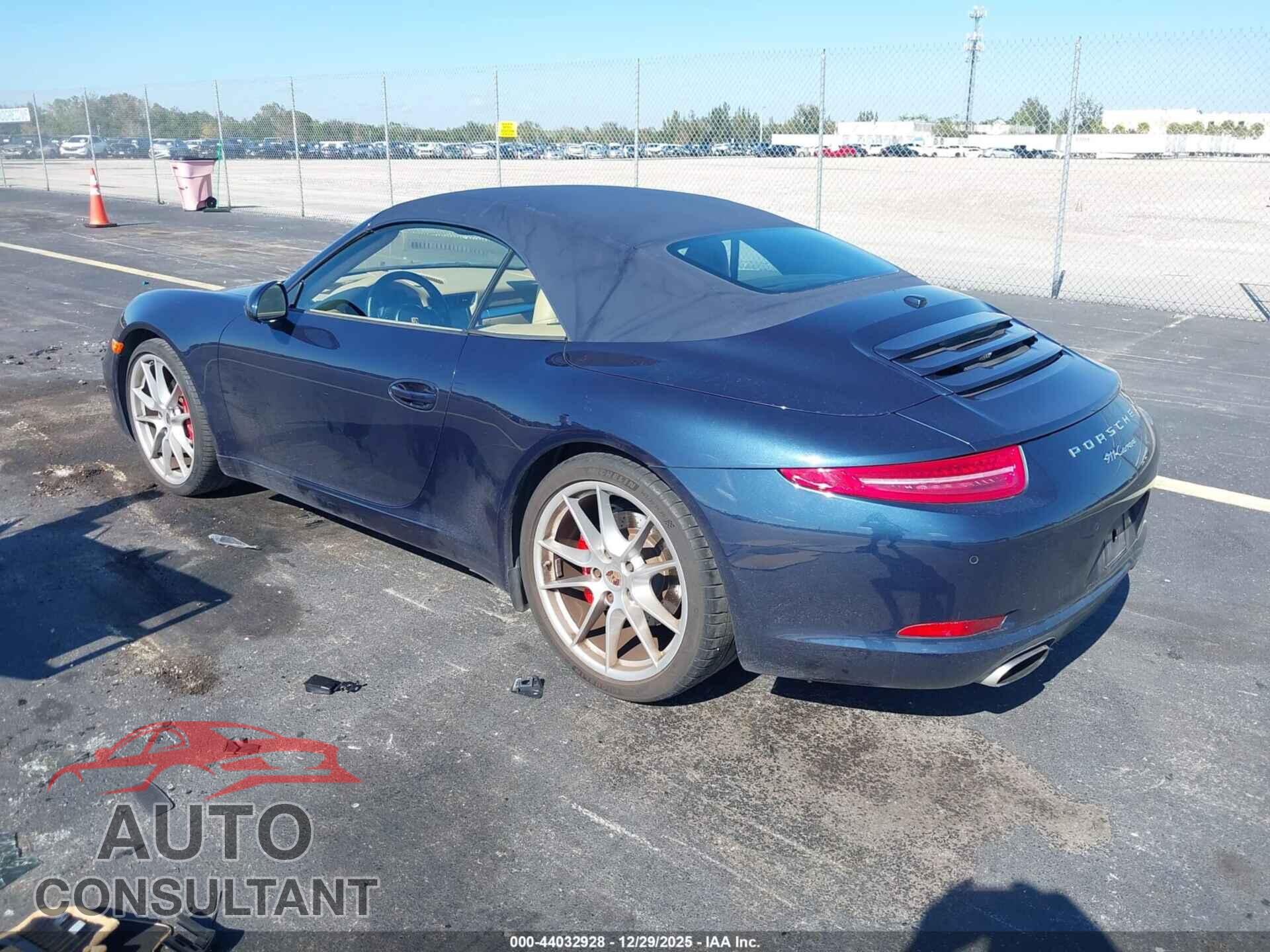 PORSCHE 911 2013 - WP0CA2A99DS141386