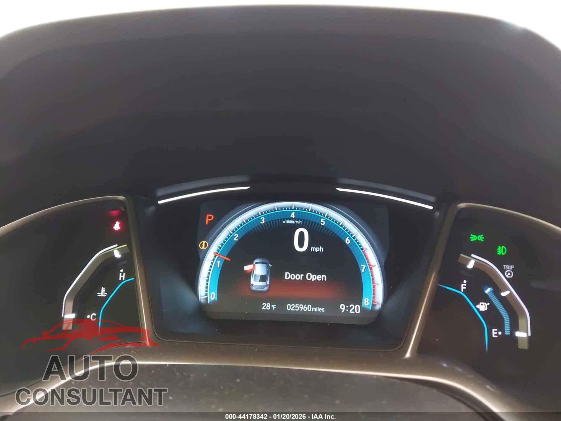 HONDA CIVIC 2018 - JHMFC1F7XJX026205