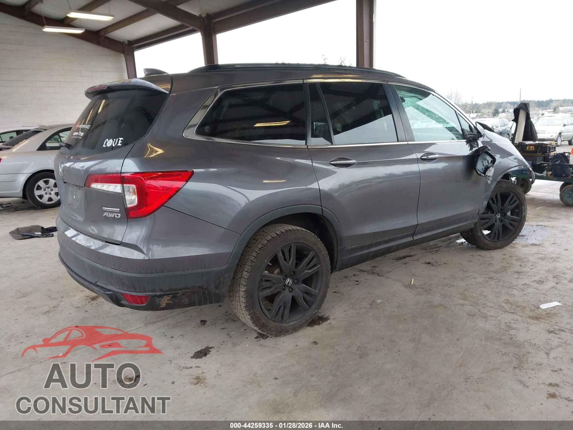 HONDA PILOT 2021 - 5FNYF6H23MB081237