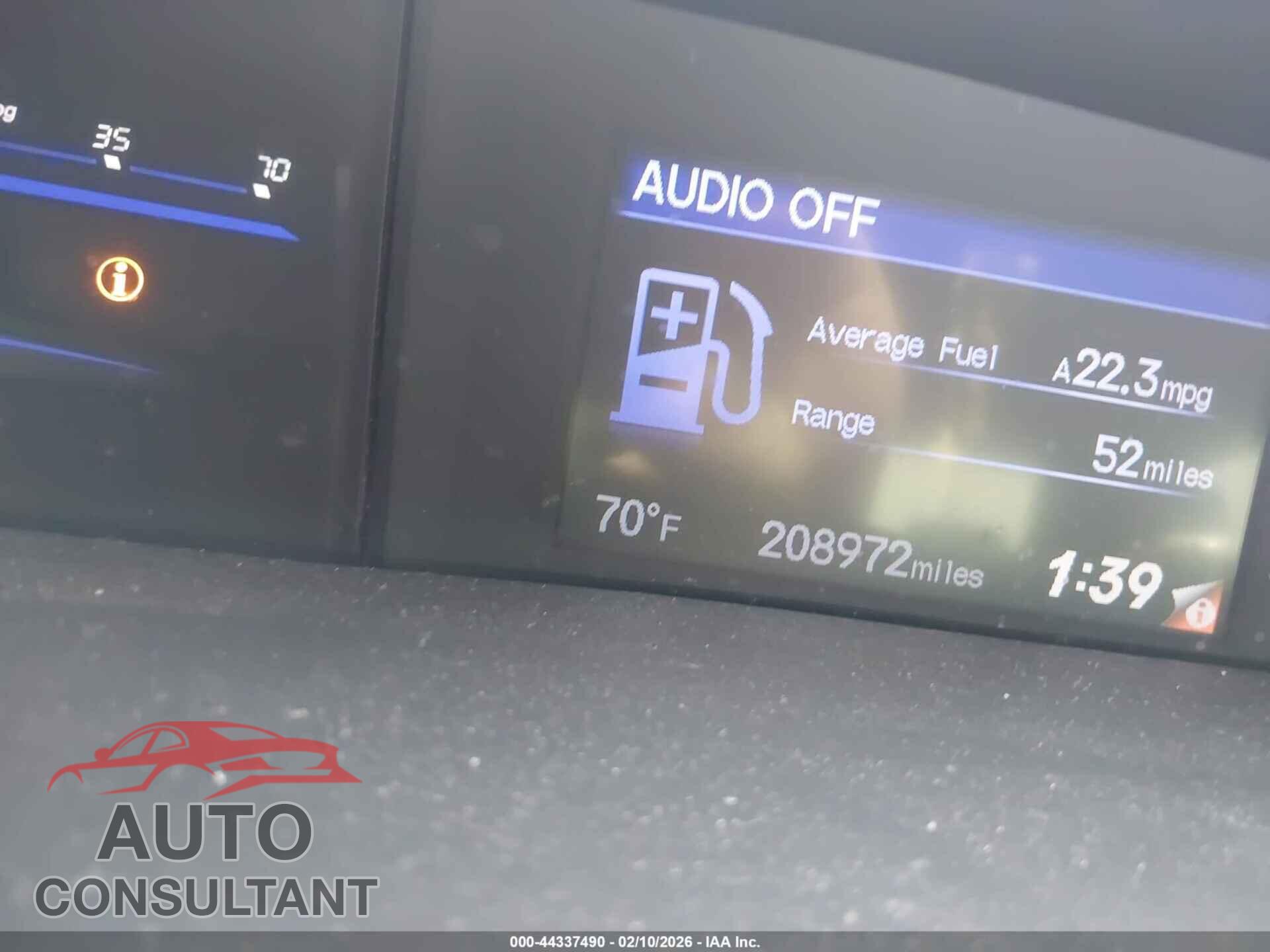 HONDA CIVIC 2013 - 2HGFB2F51DH302418
